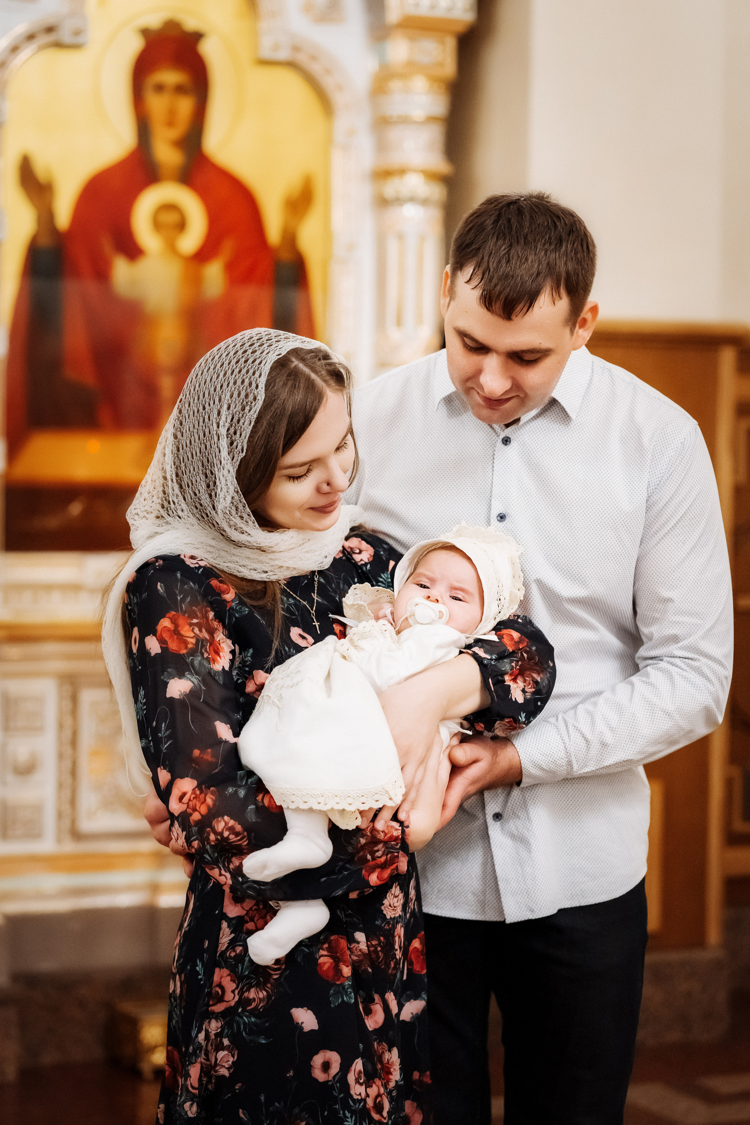 Крещение Алины в Благовещенском соборе. Фотограф для семей и экспертов в г. Воронеж Ирина Круглова