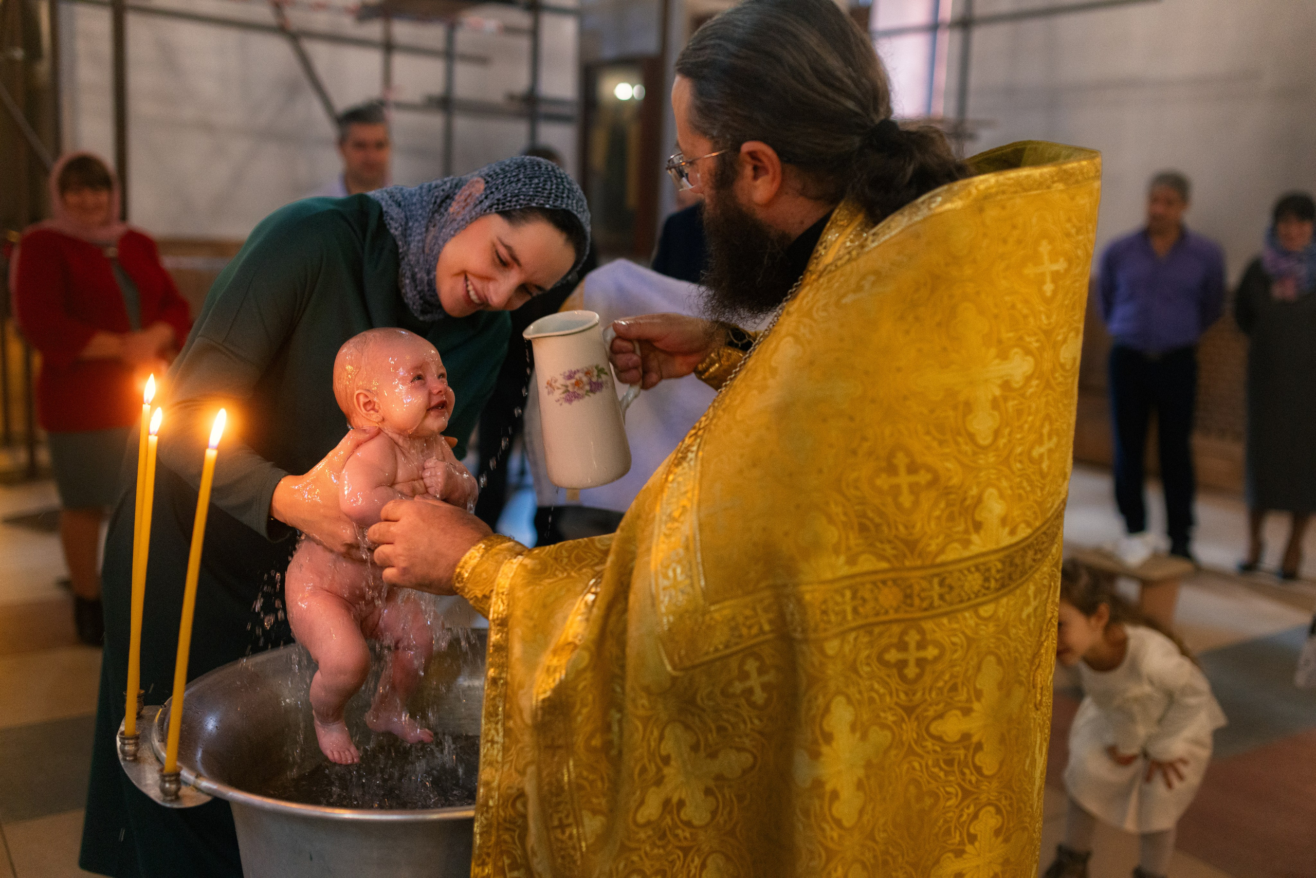 Крещение Алины. Дмитрий Шульгин, портретный фотограф в Воронеже