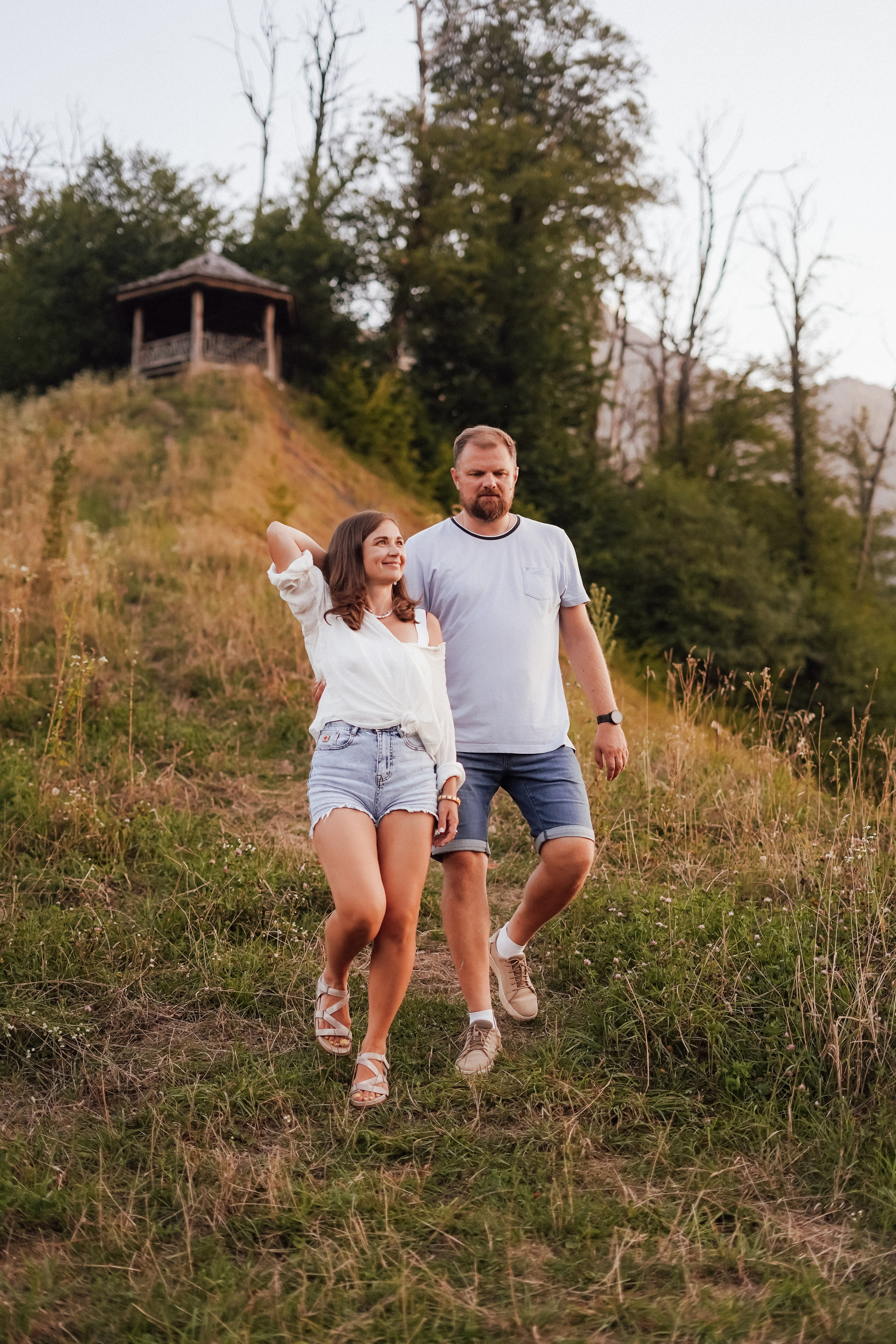 Алексей и Екатерина в горах Красной Поляны. Фотограф в Сочи и Абхазии | Фототуры | September Air