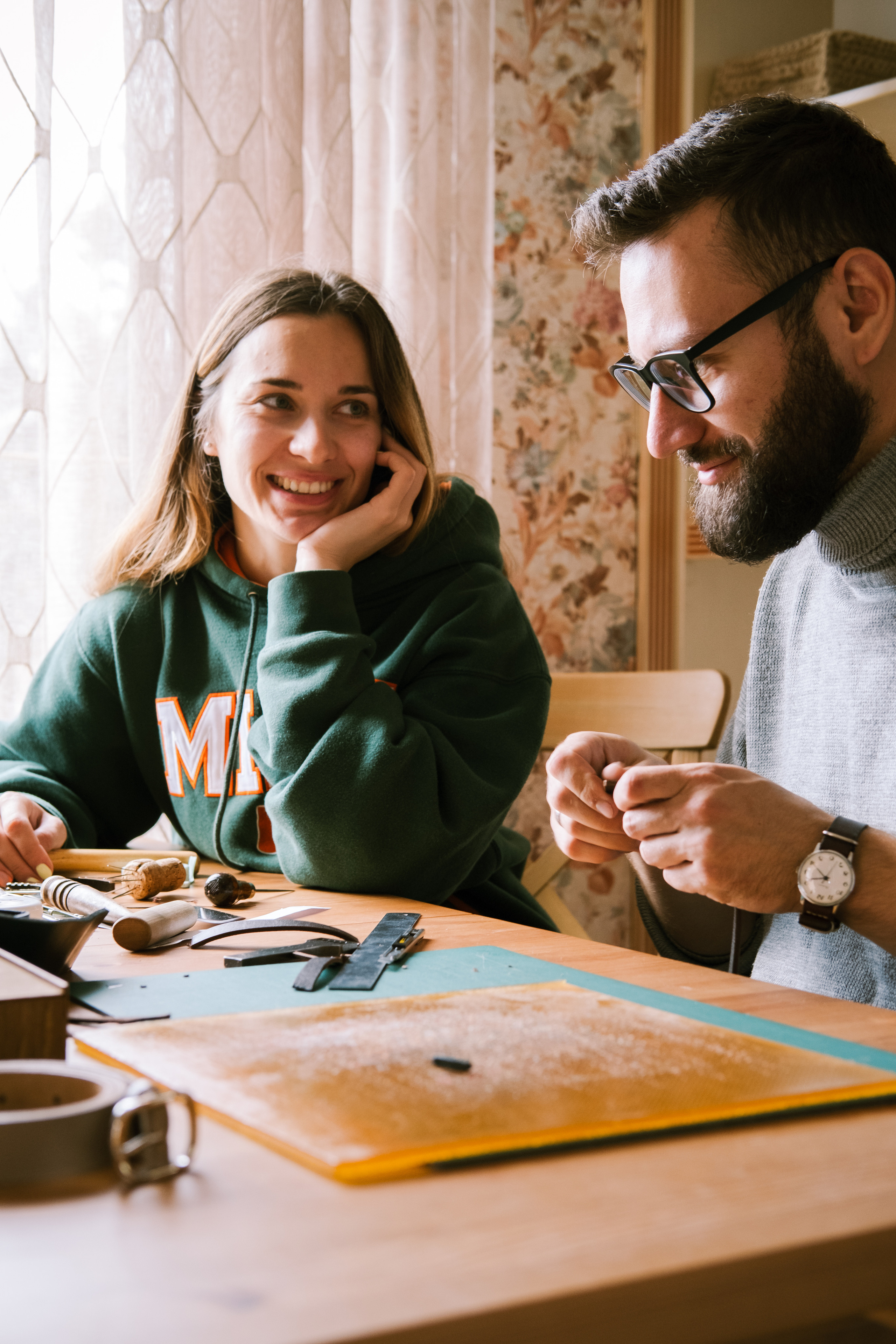 Контент съёмка для кожевенной мастерской в Новосибирске. Артём Кузнецов, фотограф, Новосибирск