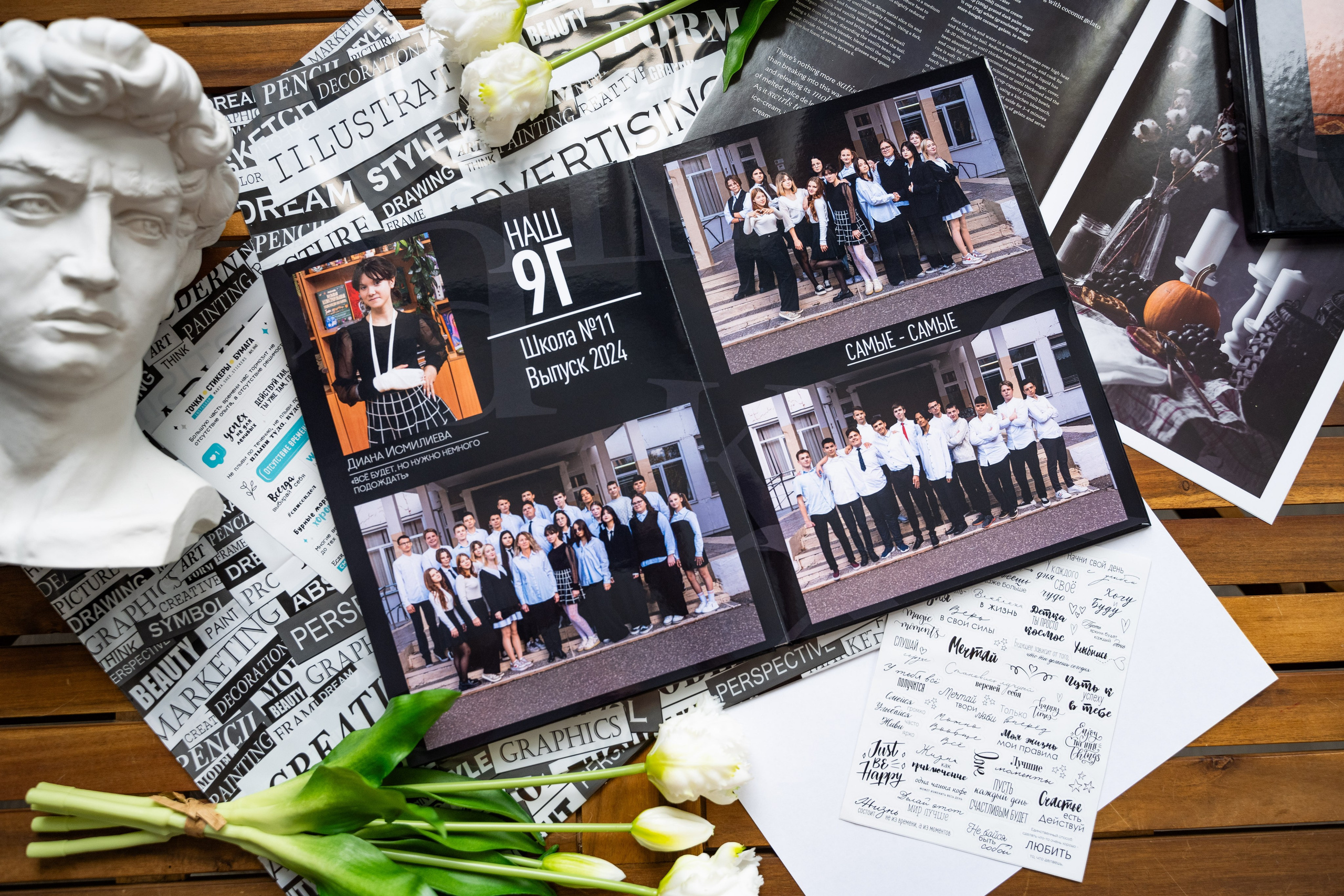 Оживающий альбом старшая школа. Выпускные альбомы в Подольске Москве и МО