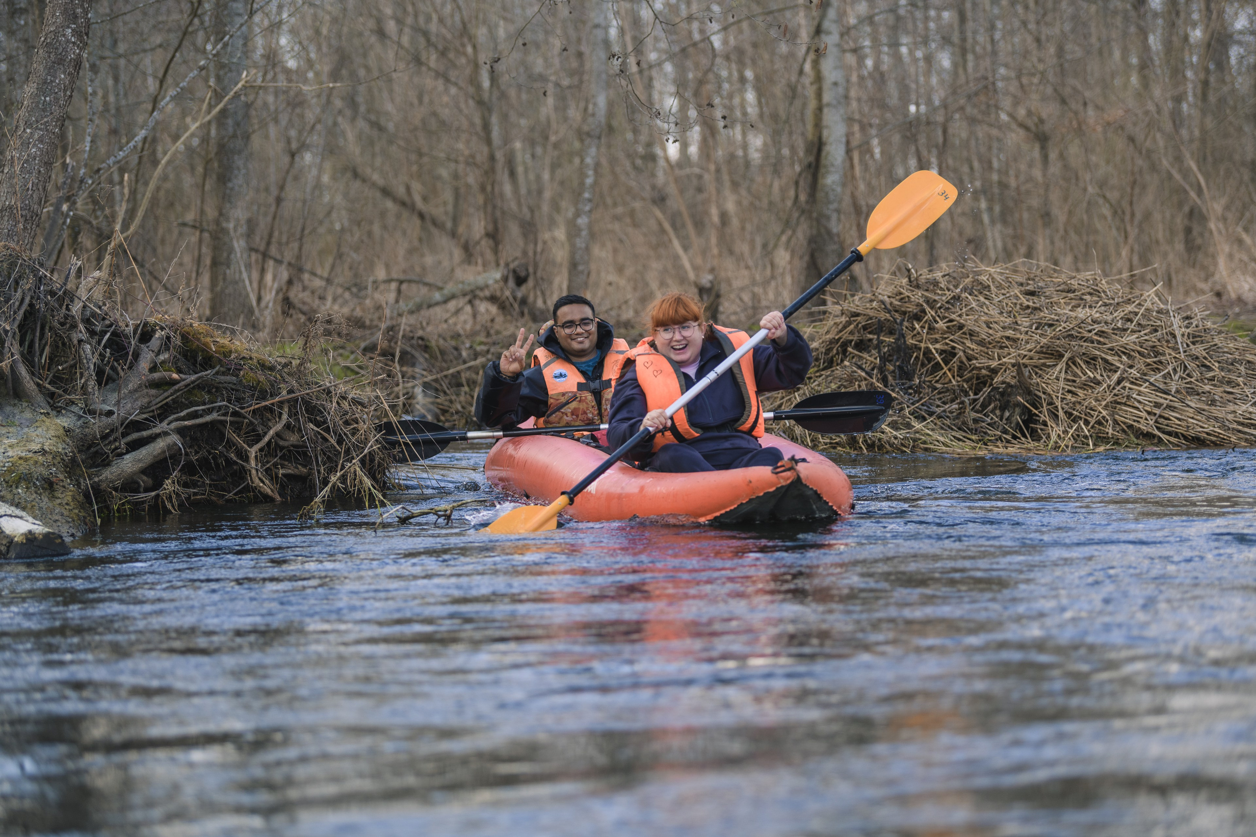 Сплав по реке Ипа 28 марта 2026 года. Репортажный фотограф Владимир Беляй