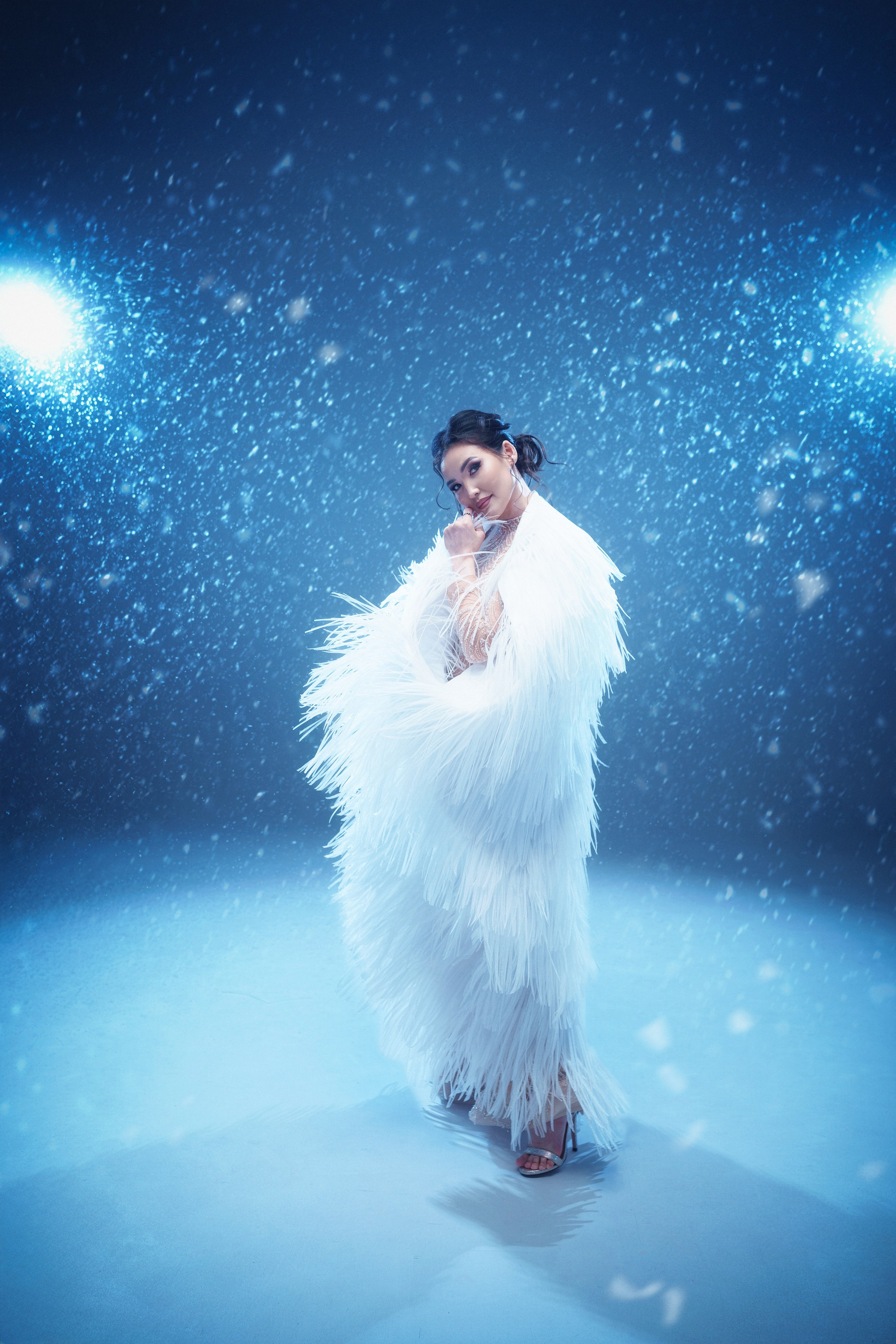 Новогодняя контент-съемка для Мереке