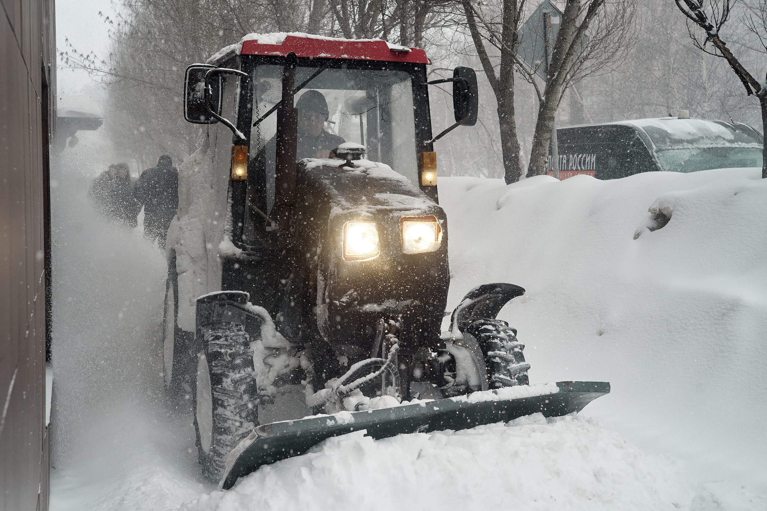 Снегопад в Москве 19 февраля 2026 — фоторепортаж. Репортажный ивент фотограф в Москве Александр Гладкий