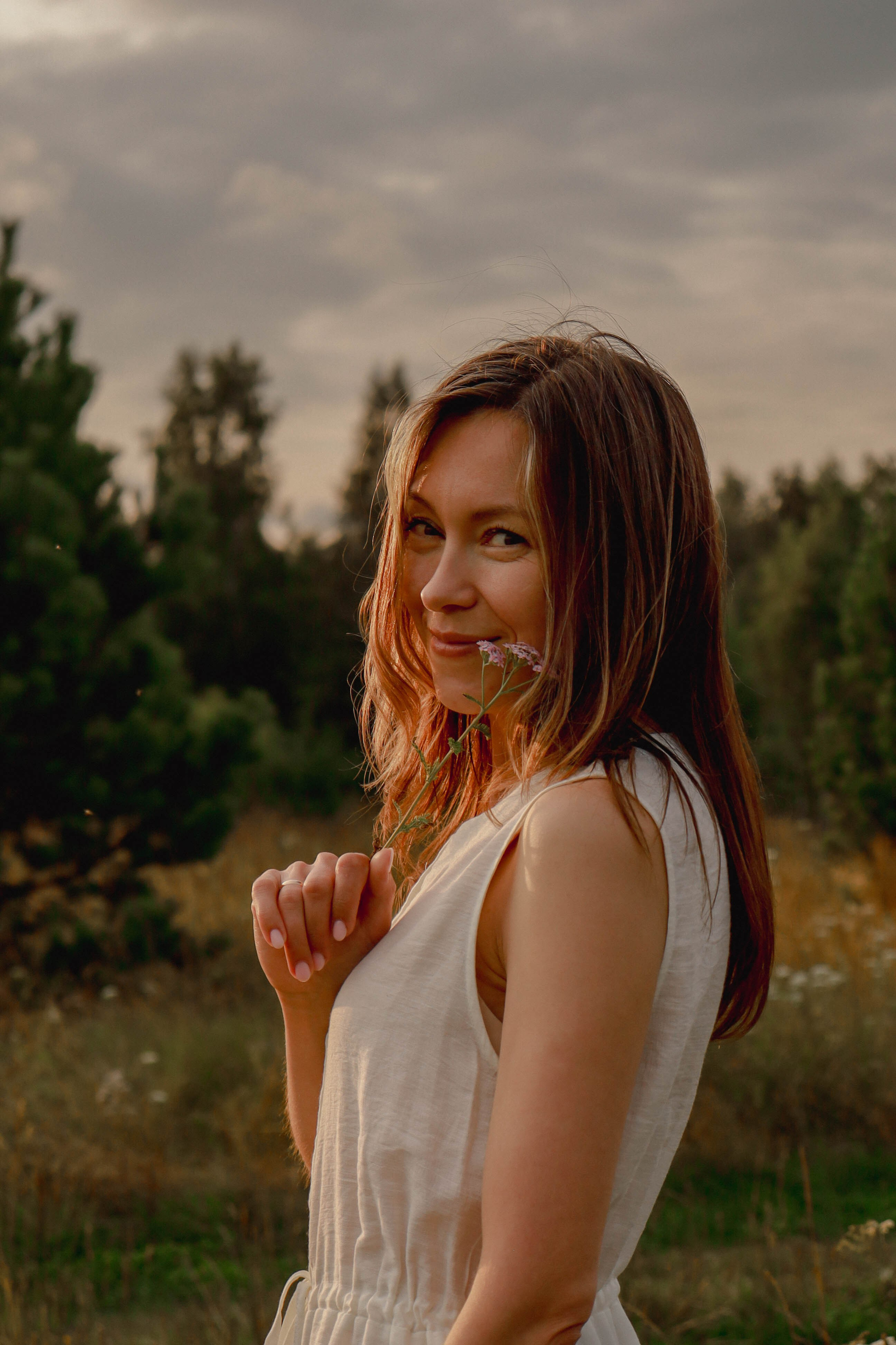 Семья в поле. Фотограф Александра Коновалова