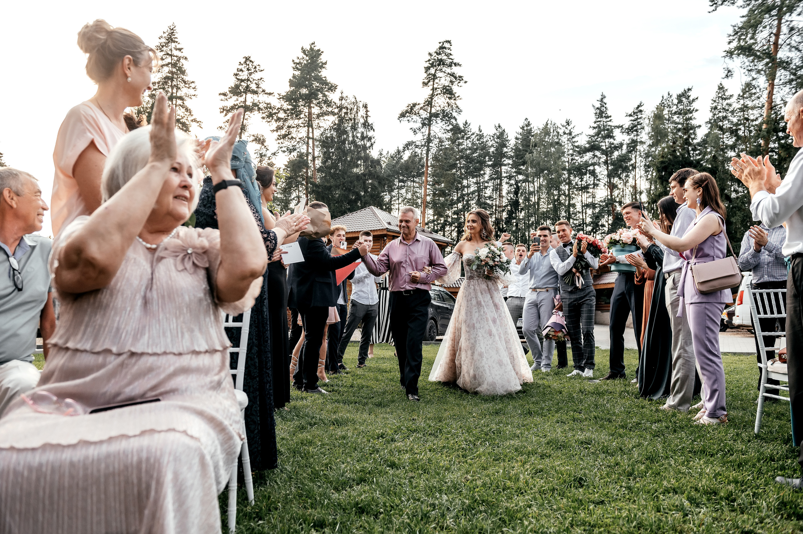 Загородный клуб «Барин» и свадьба мечты. Свадебный и семейный фотограф Виктория Носачёва. Щелково, Москва и МО