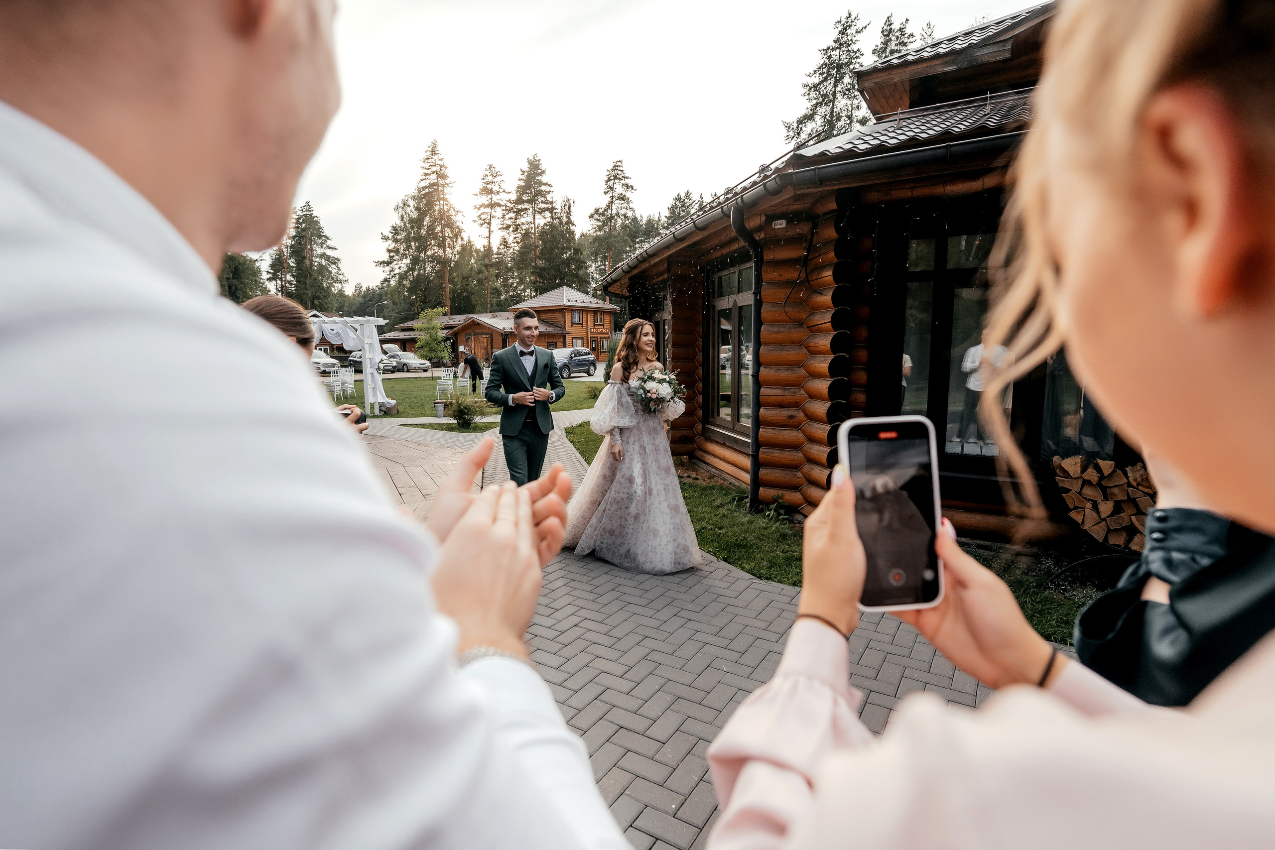 Загородный клуб «Барин» и свадьба мечты. Свадебный и семейный фотограф Виктория Носачёва. Щелково, Москва и МО