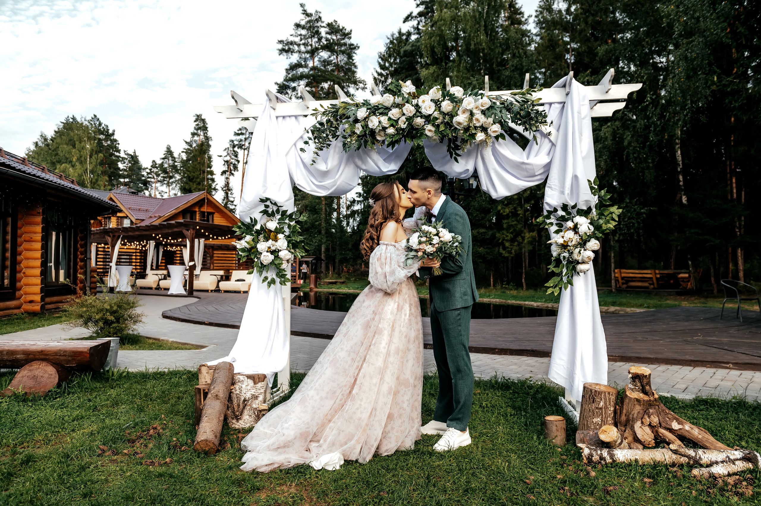 Загородный клуб «Барин» и свадьба мечты. Свадебный и семейный фотограф Виктория Носачёва. Щелково, Москва и МО