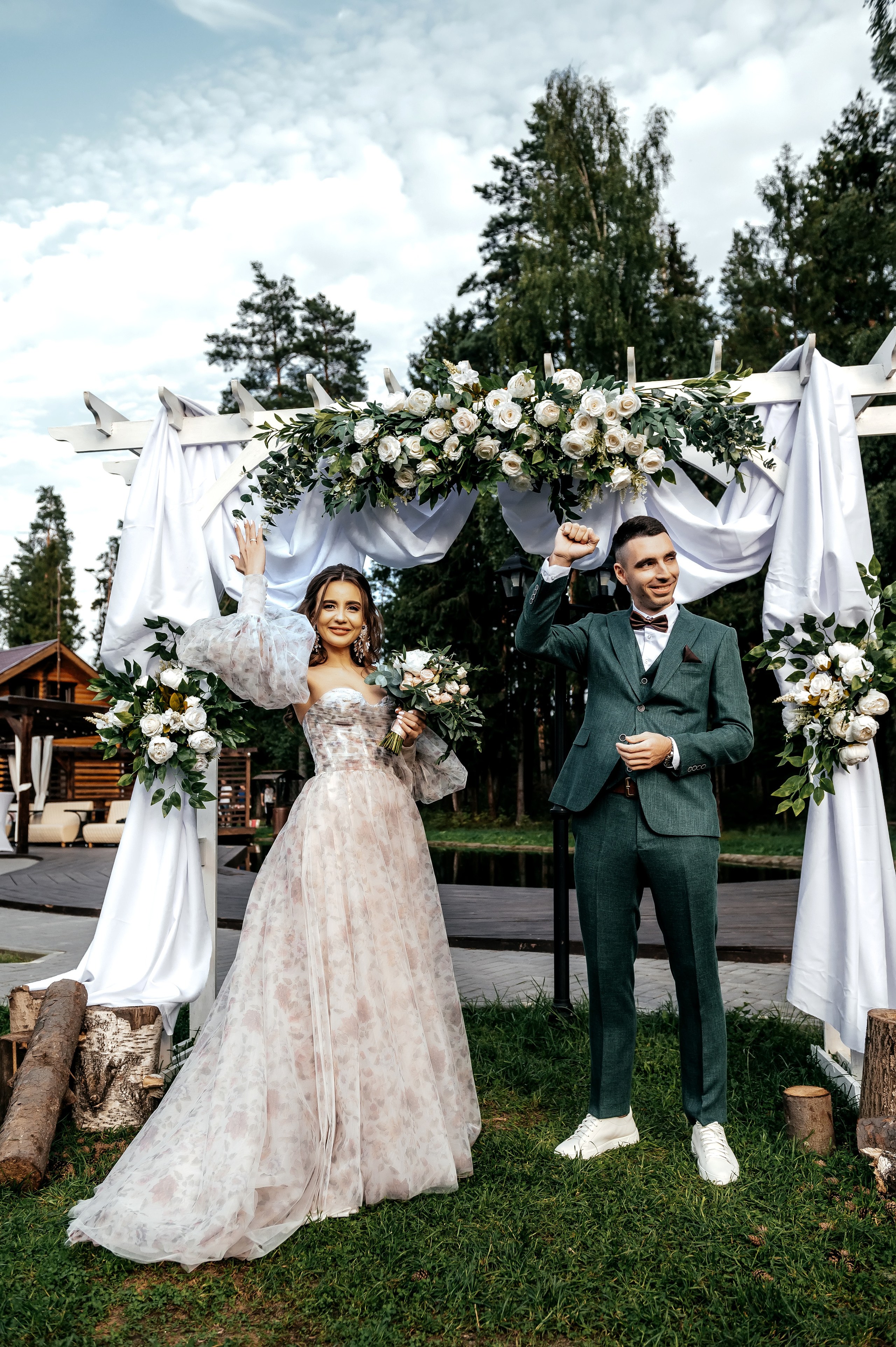 Загородный клуб «Барин» и свадьба мечты. Свадебный и семейный фотограф Виктория Носачёва. Щелково, Москва и МО