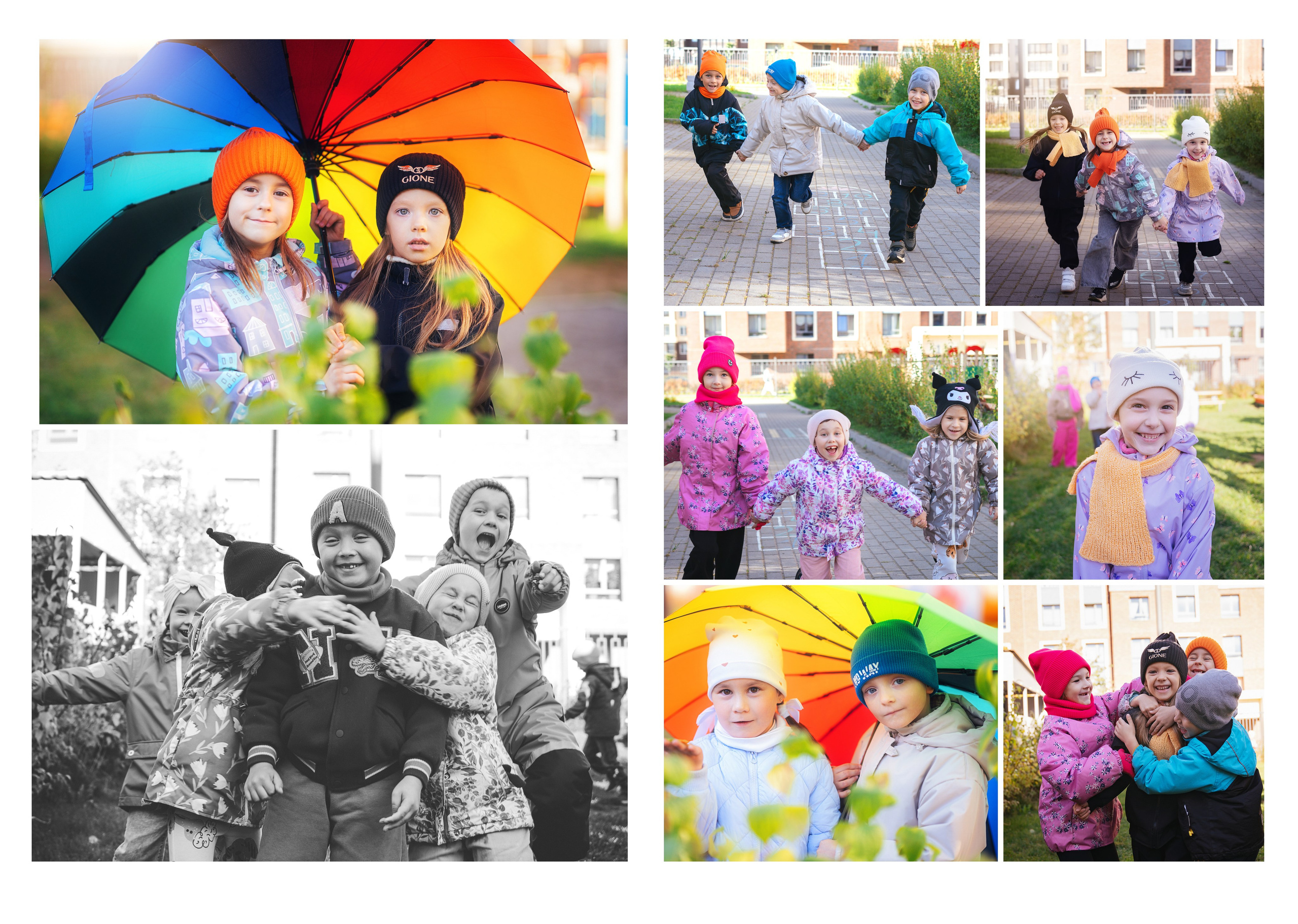 Выпускные альбомы для детских садов. Семейный и детский фотограф Марина Тувиста в Санкт-Петербурге