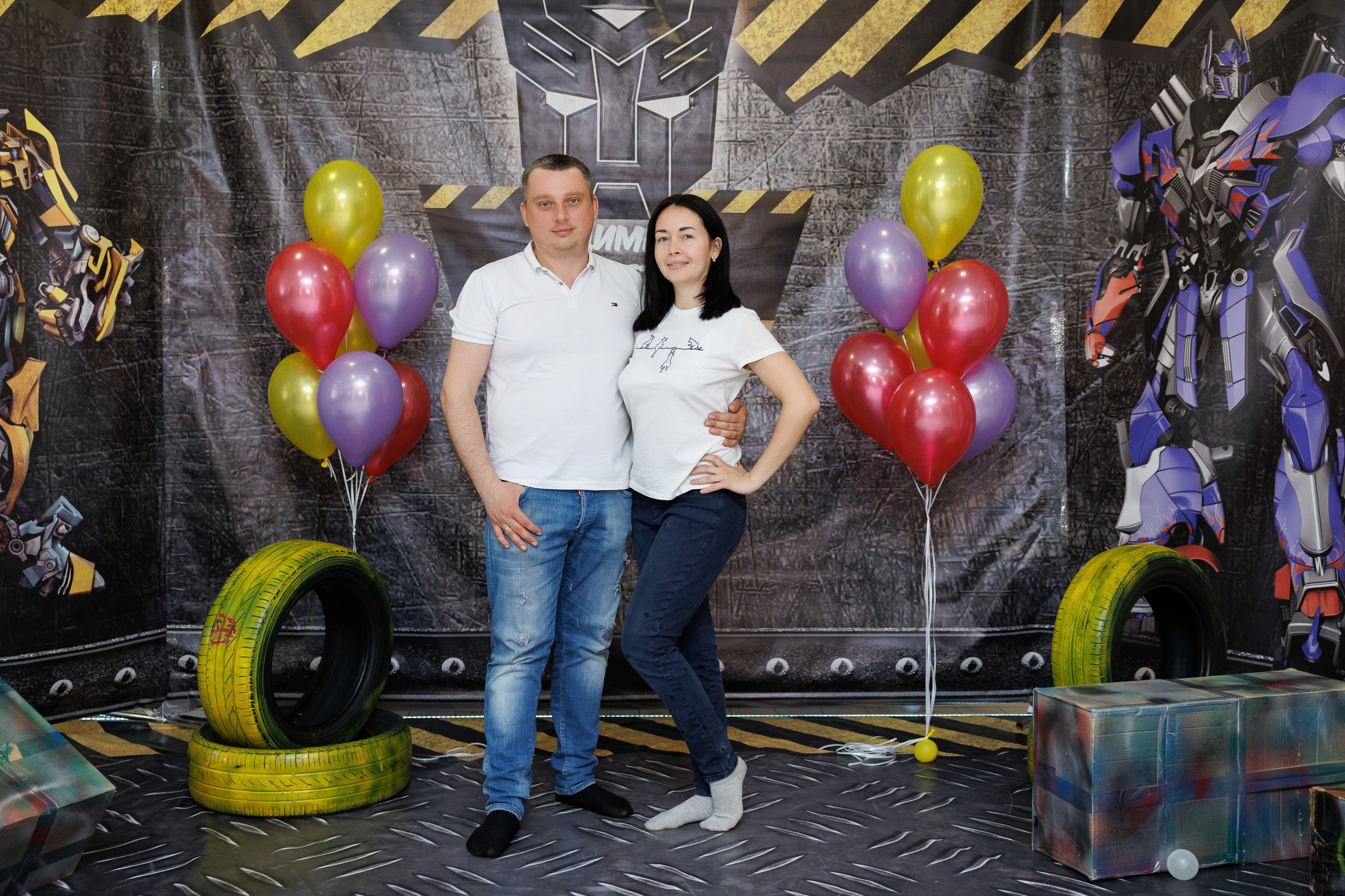 Детский день рождения в студии «Ромашка» в Оренбурге — Трансформеры