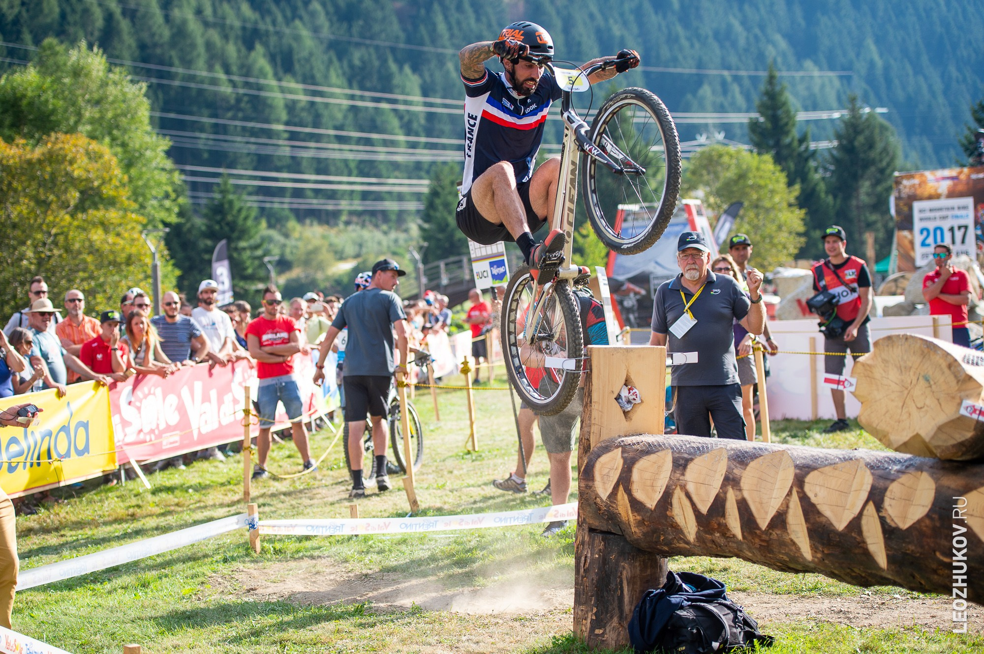 UCI Trials World Championships 2016 — finals. Sports photographer Leonid Zhukov