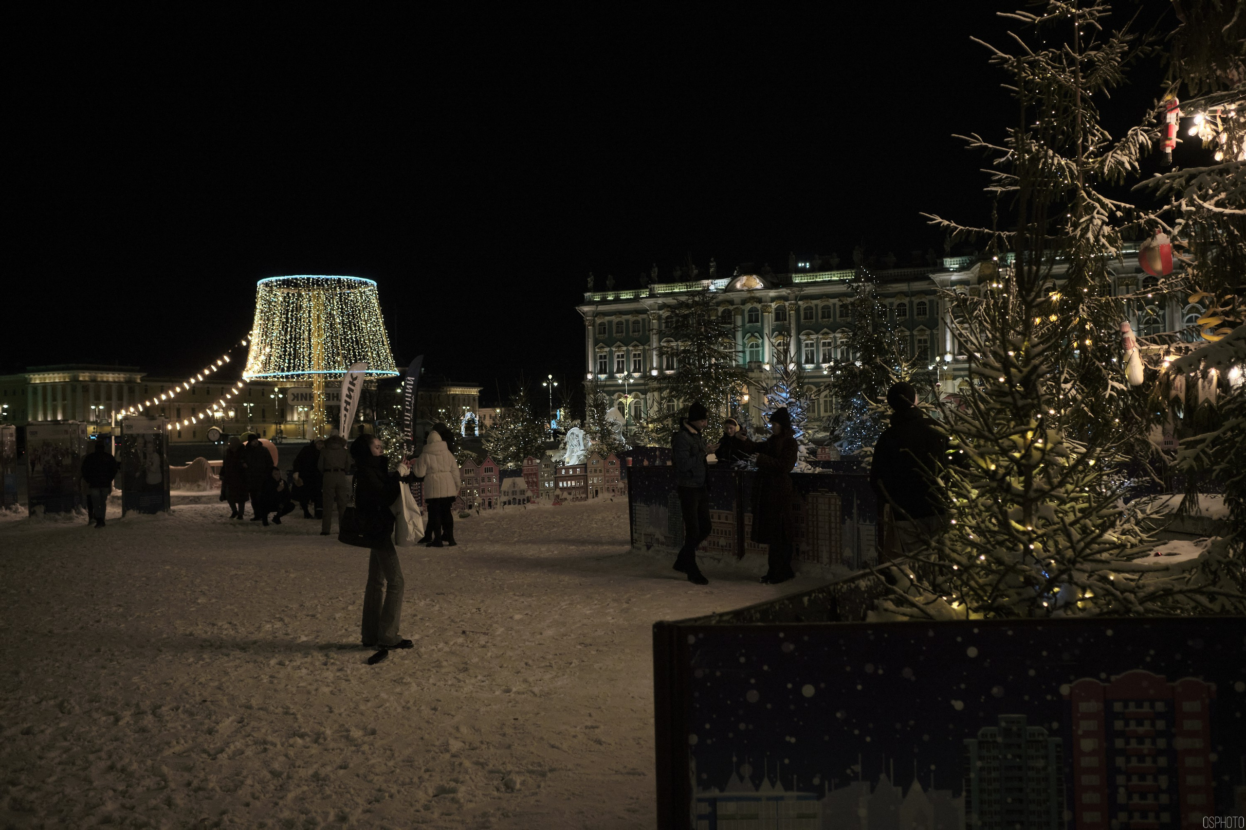 Снег и туман в Санкт-Петербурге. Фотографъ Сергѣевъ. Поймать мгновеніе