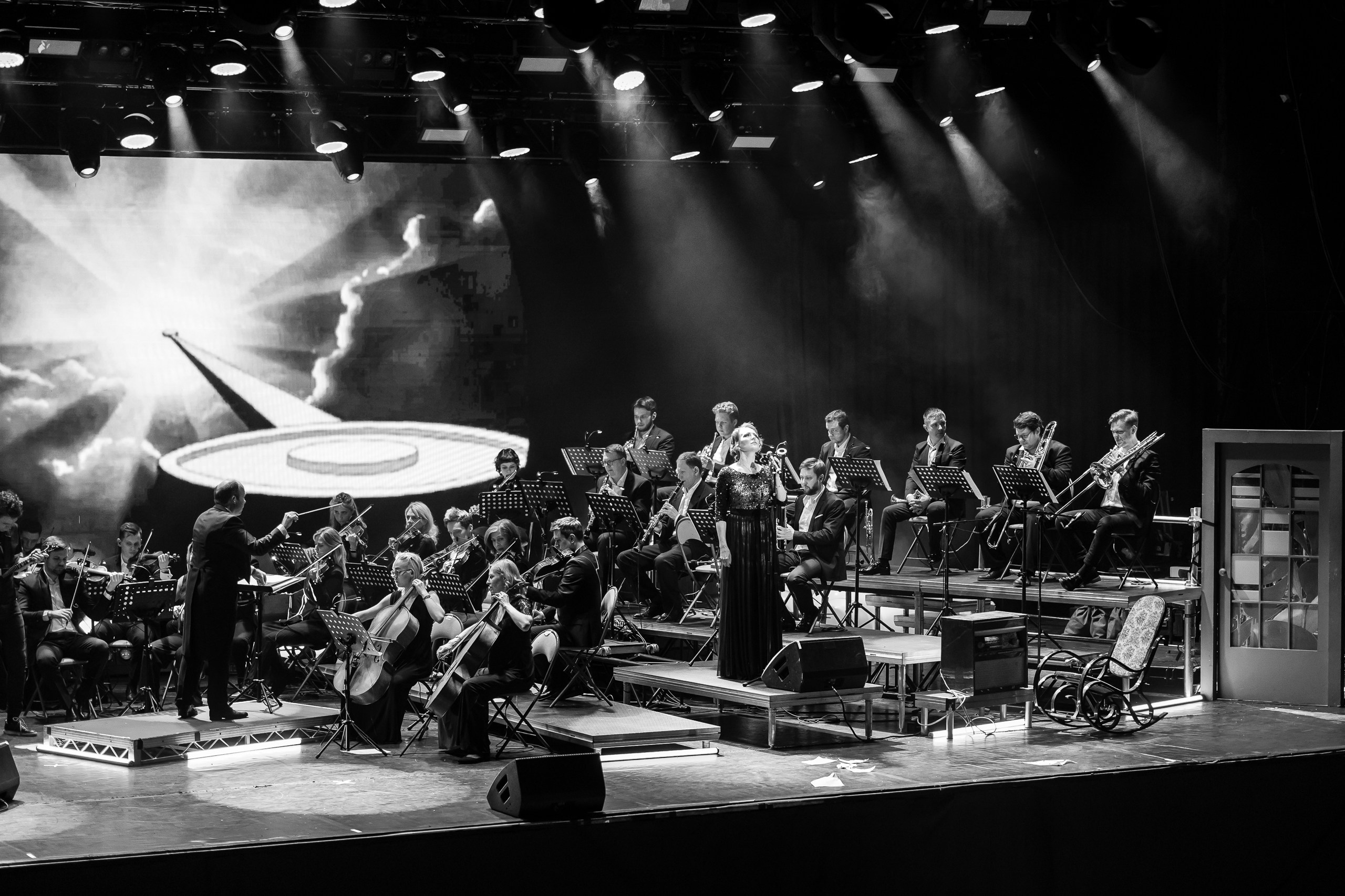 Репортаж с концерта «Симфоническое PINK FLOYD SHOW». Фотограф в Санкт-Петербурге — Сергей Петров