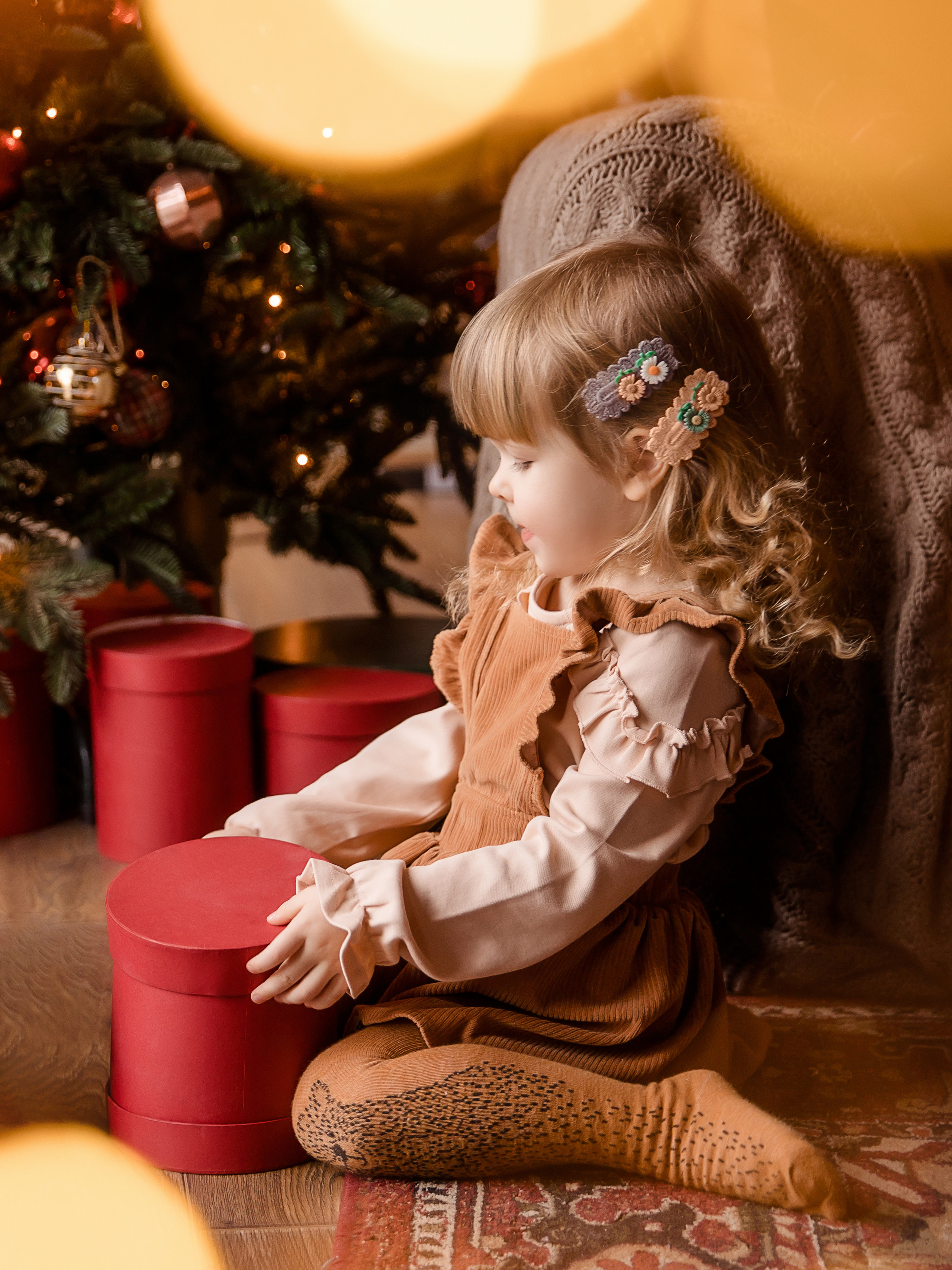 Новогодняя фотосессия с сопровождением стилиста-имиджмейкера, Шале. Семейный и детский фотограф в Москве Вера Ускова