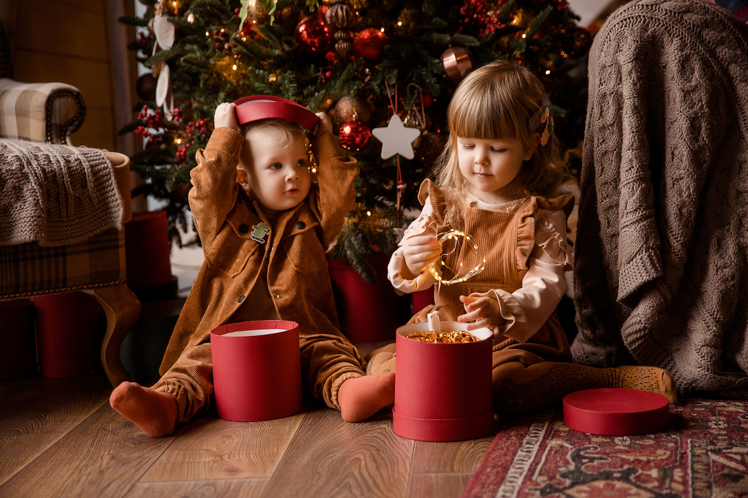 Новогодняя фотосессия с сопровождением стилиста-имиджмейкера, Шале. Семейный и детский фотограф в Москве Вера Ускова