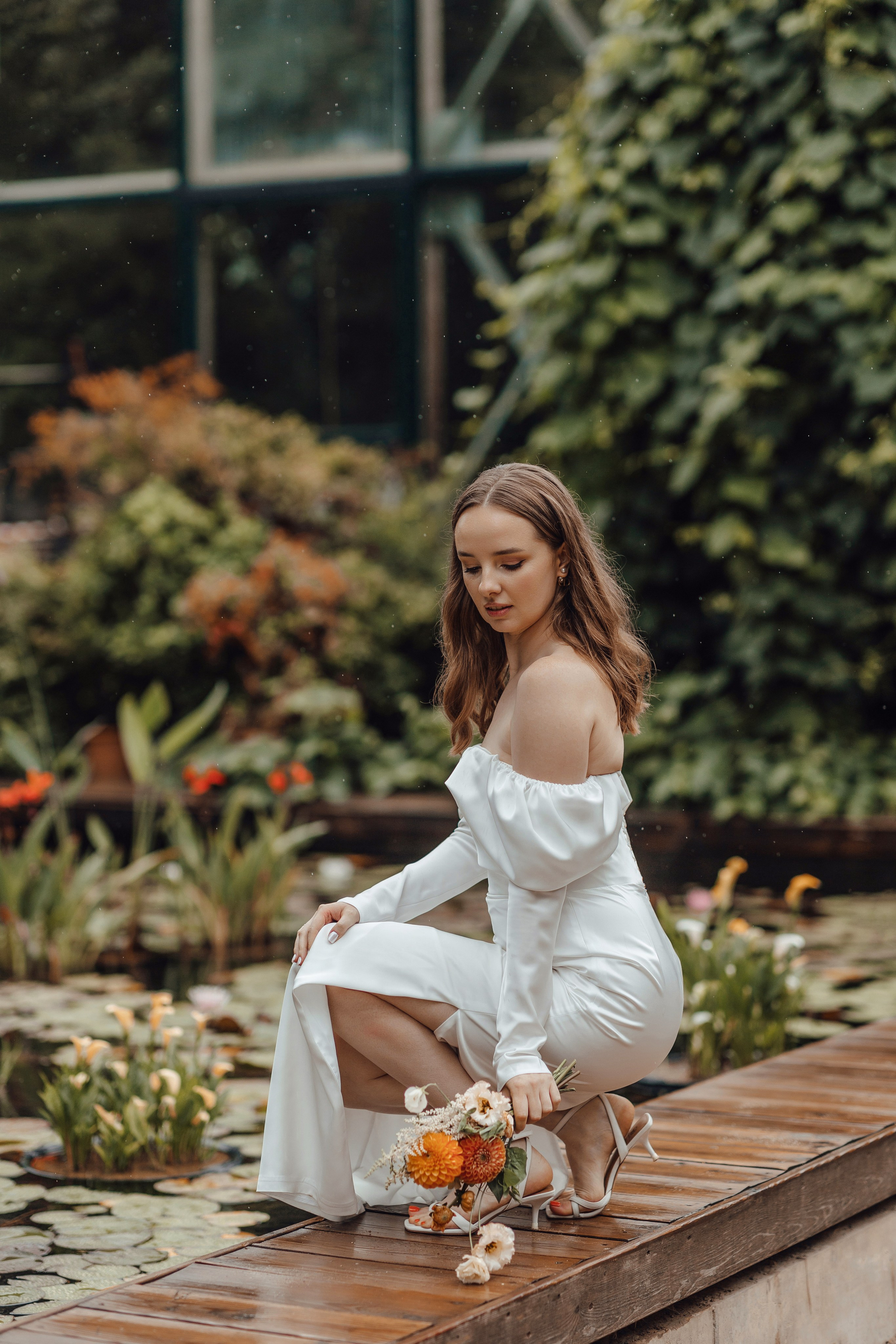 Свадебная фотосессия в Аптекарском огороде