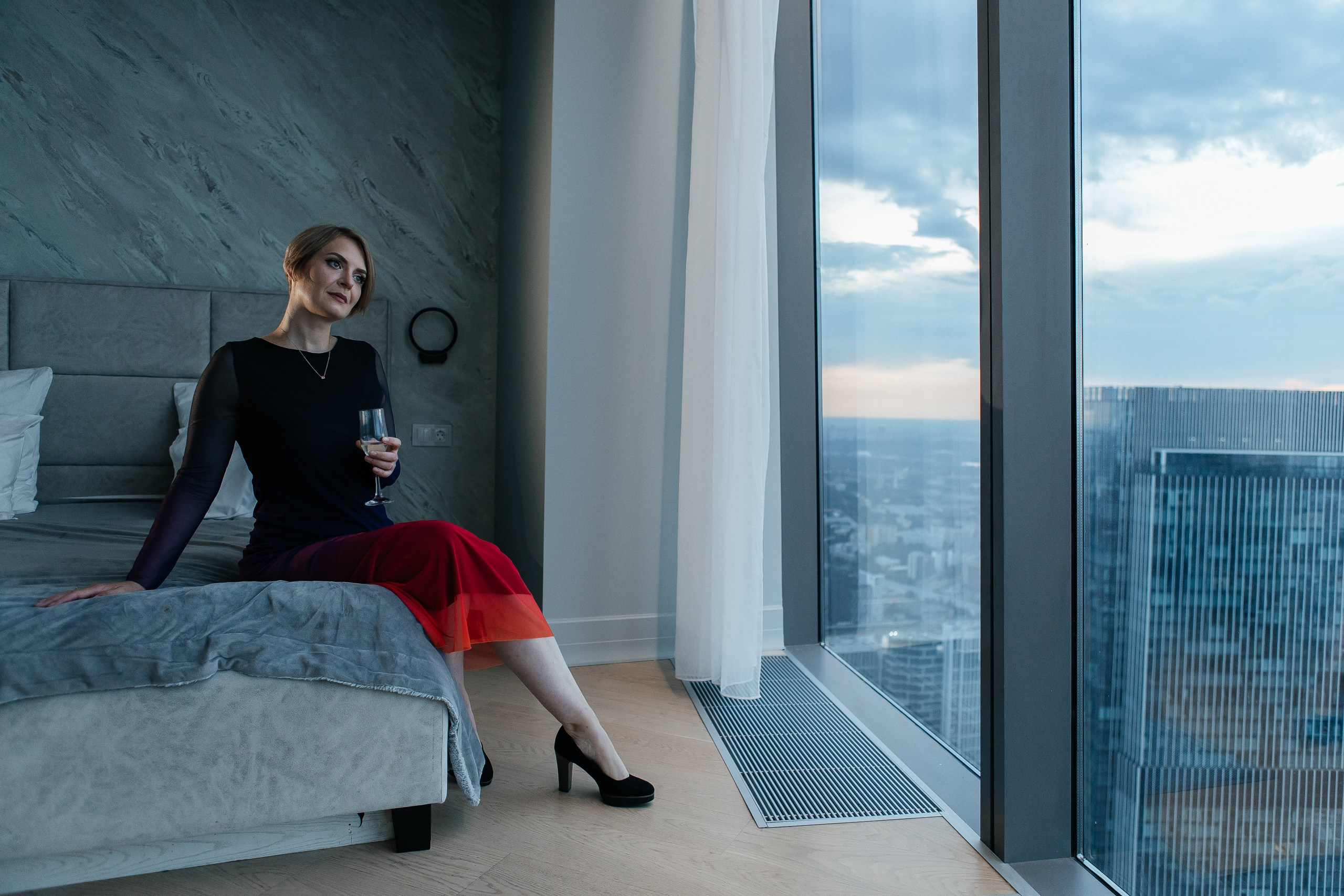 Мария Девичник Сити. Свадебный фотограф в Москве