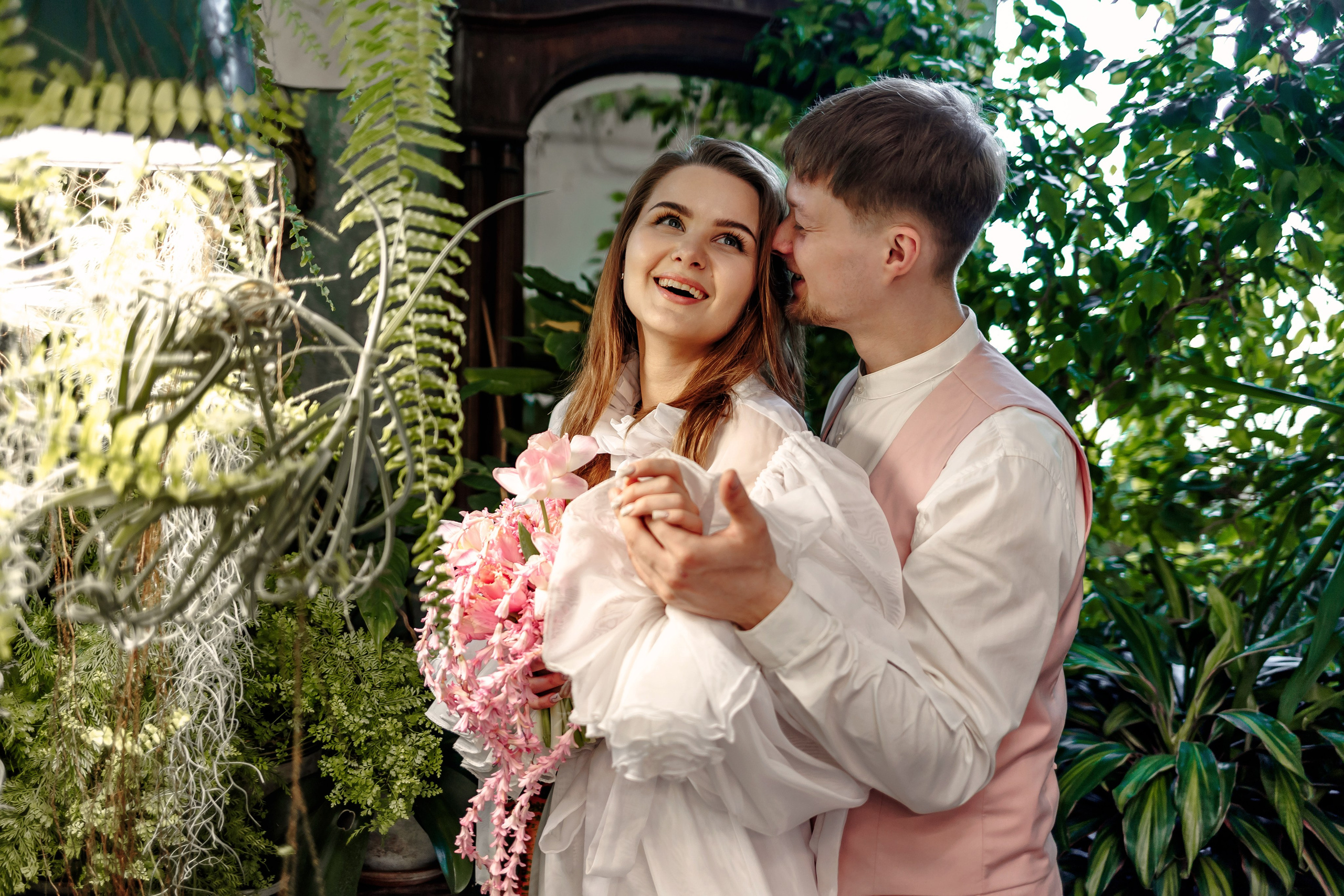 Свадебная фотосессия в Ботаническом саду — заказать в Спб