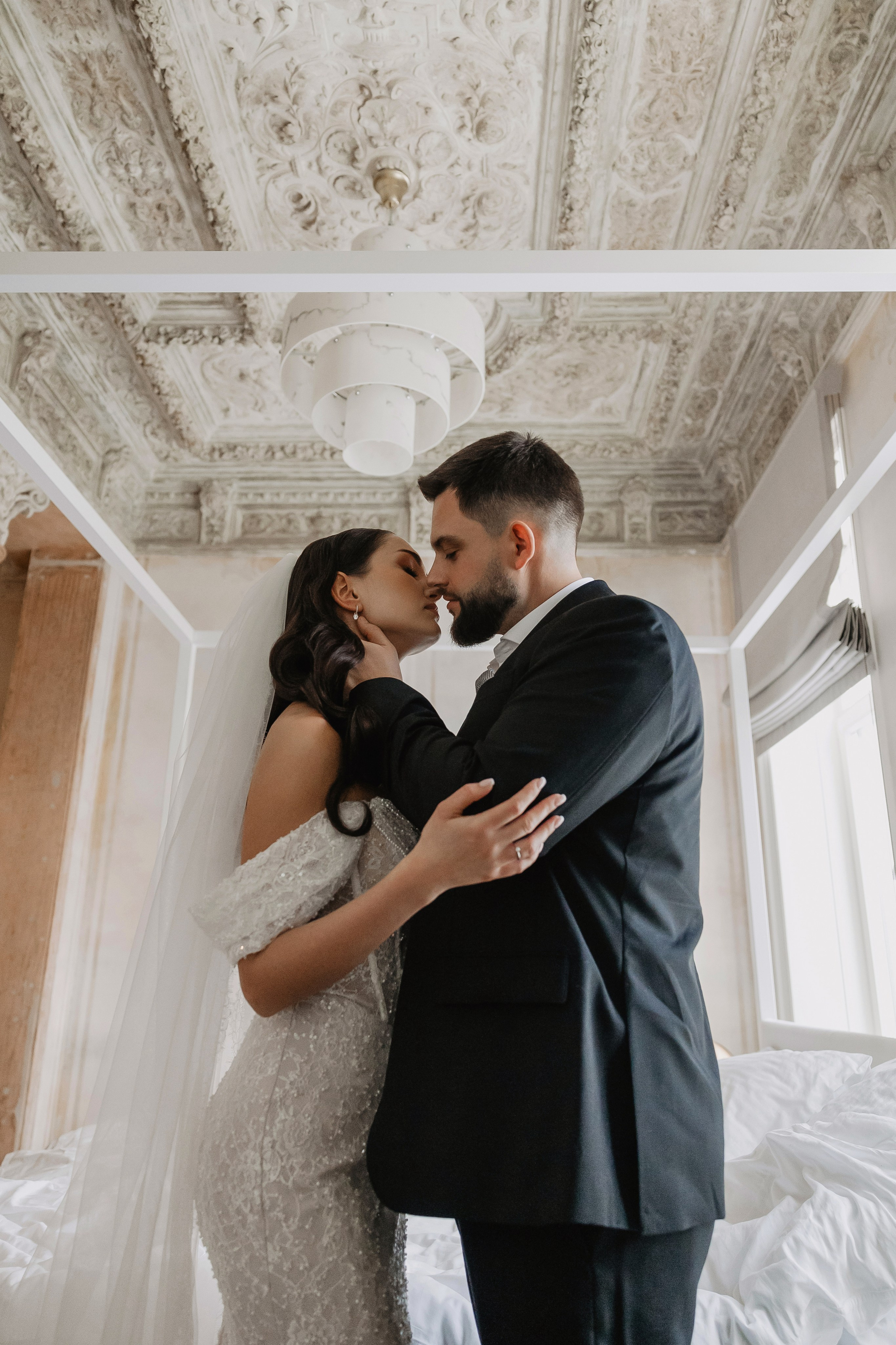 Самые красивые отели Москвы для свадебной фотосессии. Свадебный фотограф в Москве Дарья Олендарёва