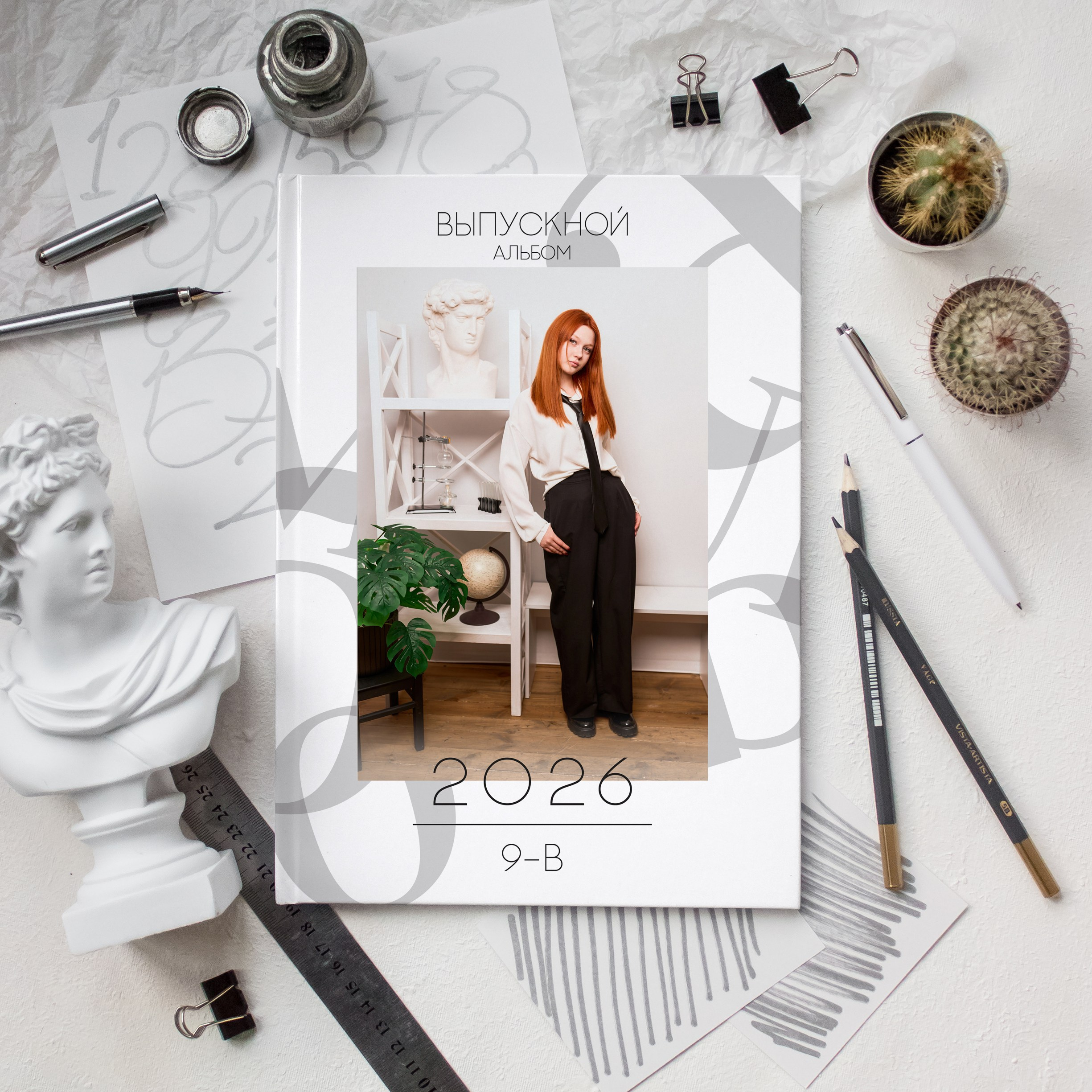 💚 № 009. WHITE. Выпускные альбомы в Бугуруслане, Похвистнево, Абдулино