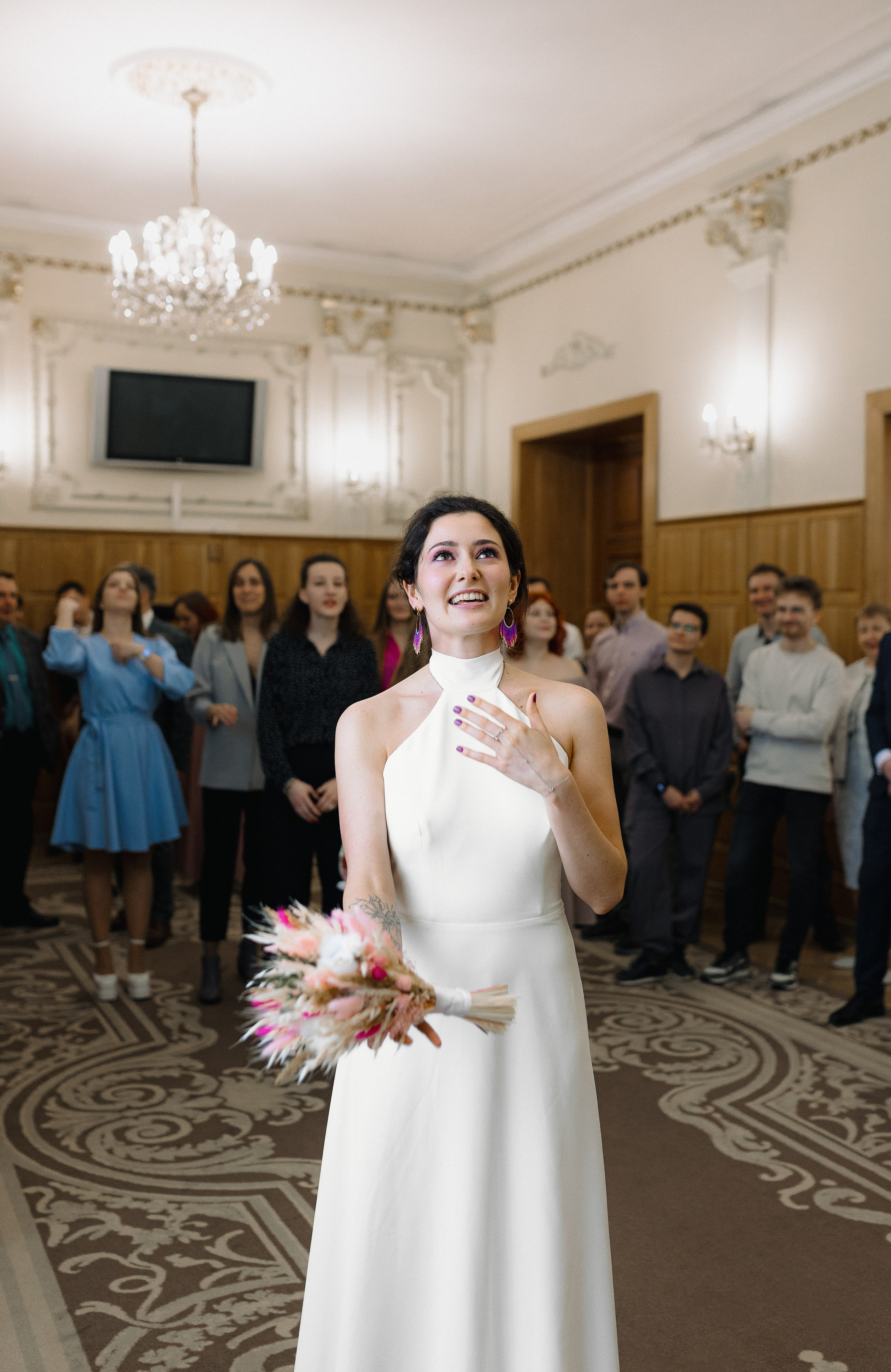 Свадебная фотосъёмка. Грибоедовский ЗАГС, МГУ. Портретный и семейный фотограф в Москве Мария Рослякова