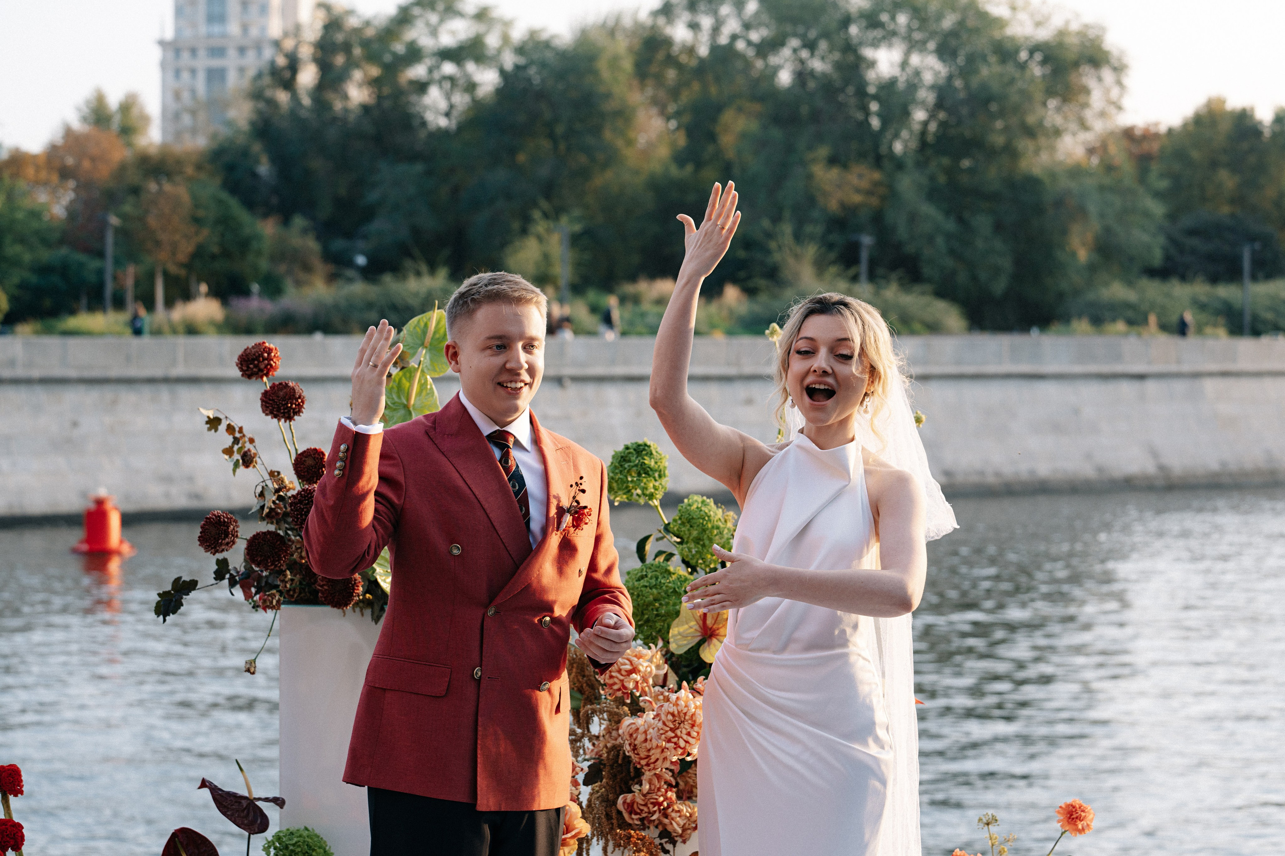 Московский Императорский яхт-клуб свадебная фотосессия