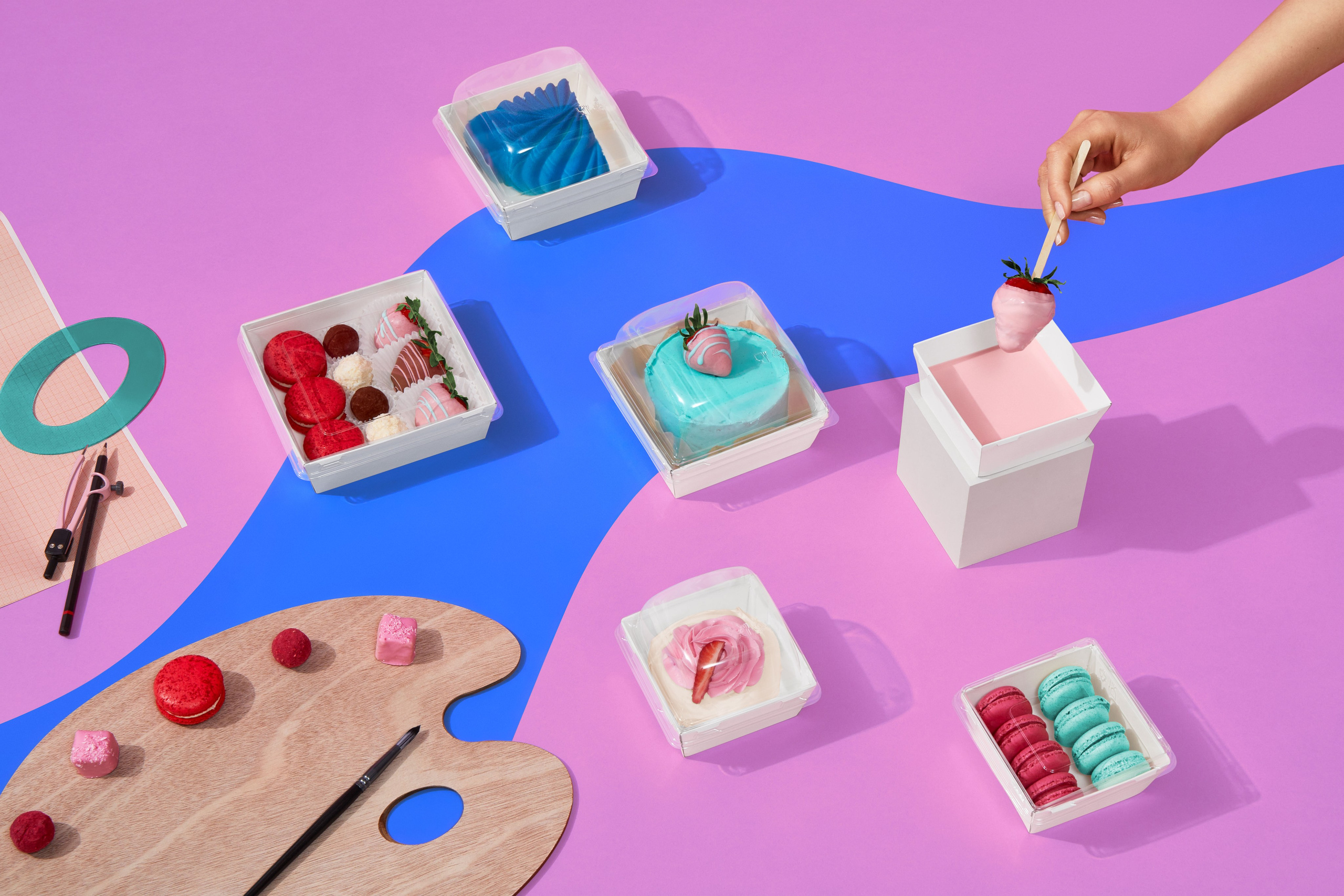 Предметная фотосъемка, кондитерская упаковка, кондитерские изделия, каталог продукции. Предметный фотограф. Москва.