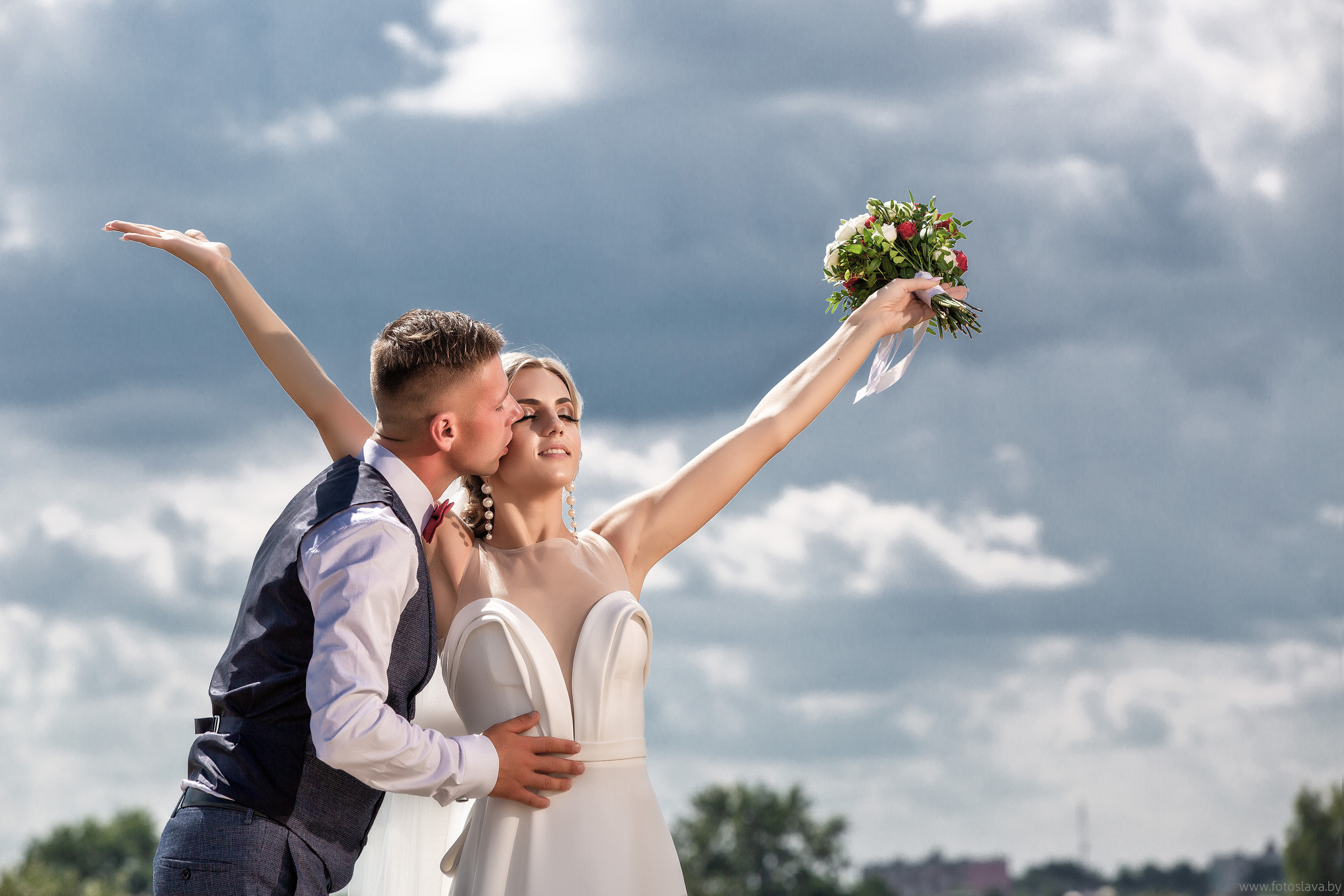 Свадебная фотосессия Нины и Александра. Свадебный фотограф в Барановичах Вячеслав Шах-Гусейнов, фотошкола