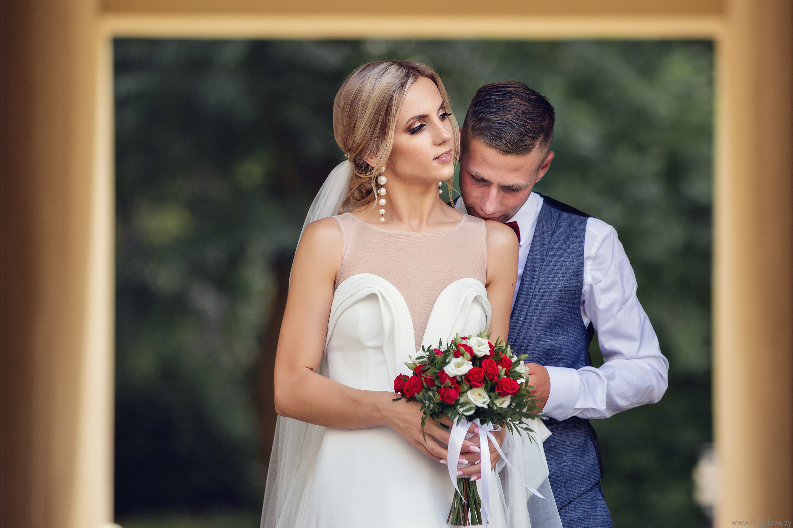 Свадебная фотосессия Нины и Александра. Свадебный фотограф в Барановичах Вячеслав Шах-Гусейнов, фотошкола