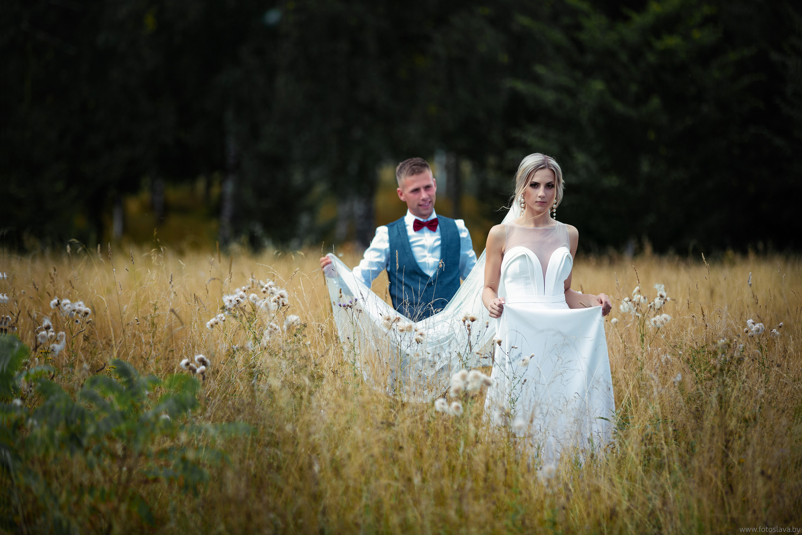 Свадебная фотосессия Нины и Александра. Свадебный фотограф в Барановичах Вячеслав Шах-Гусейнов, фотошкола