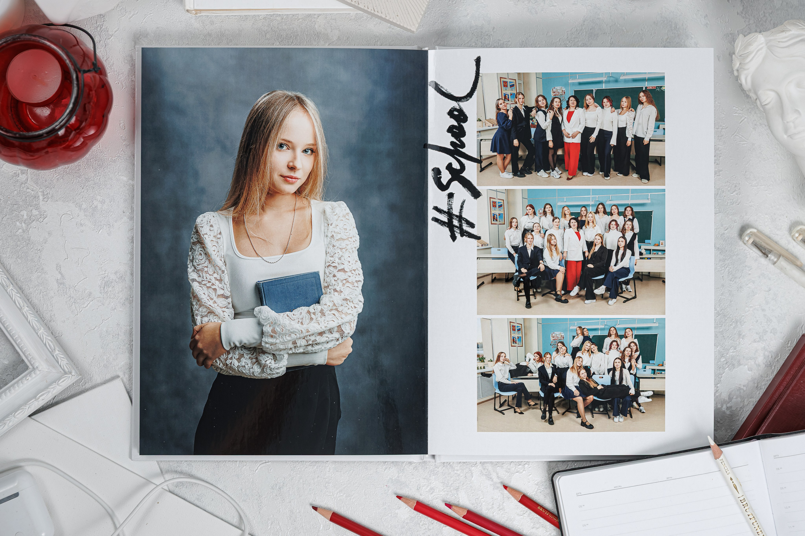 Персональные альбомы 9, 11 класс. Семейный и детский фотограф Комина Елена, Власиха, Одинцово