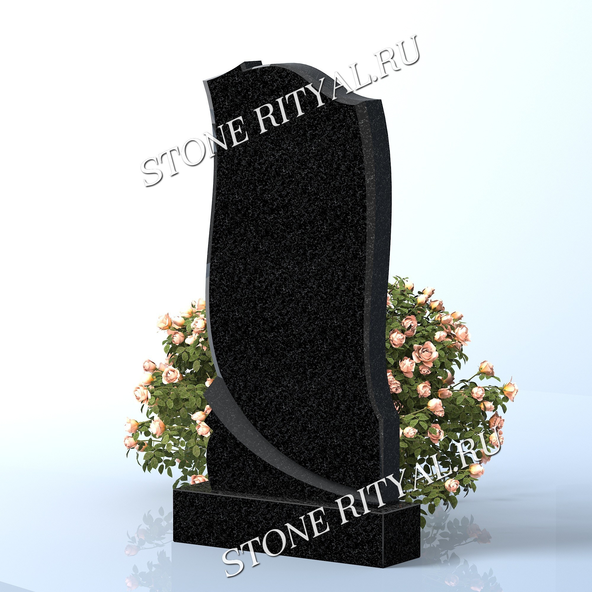 Вертикальные памятники прямые. Изготовление и установка памятников в Москве и МО