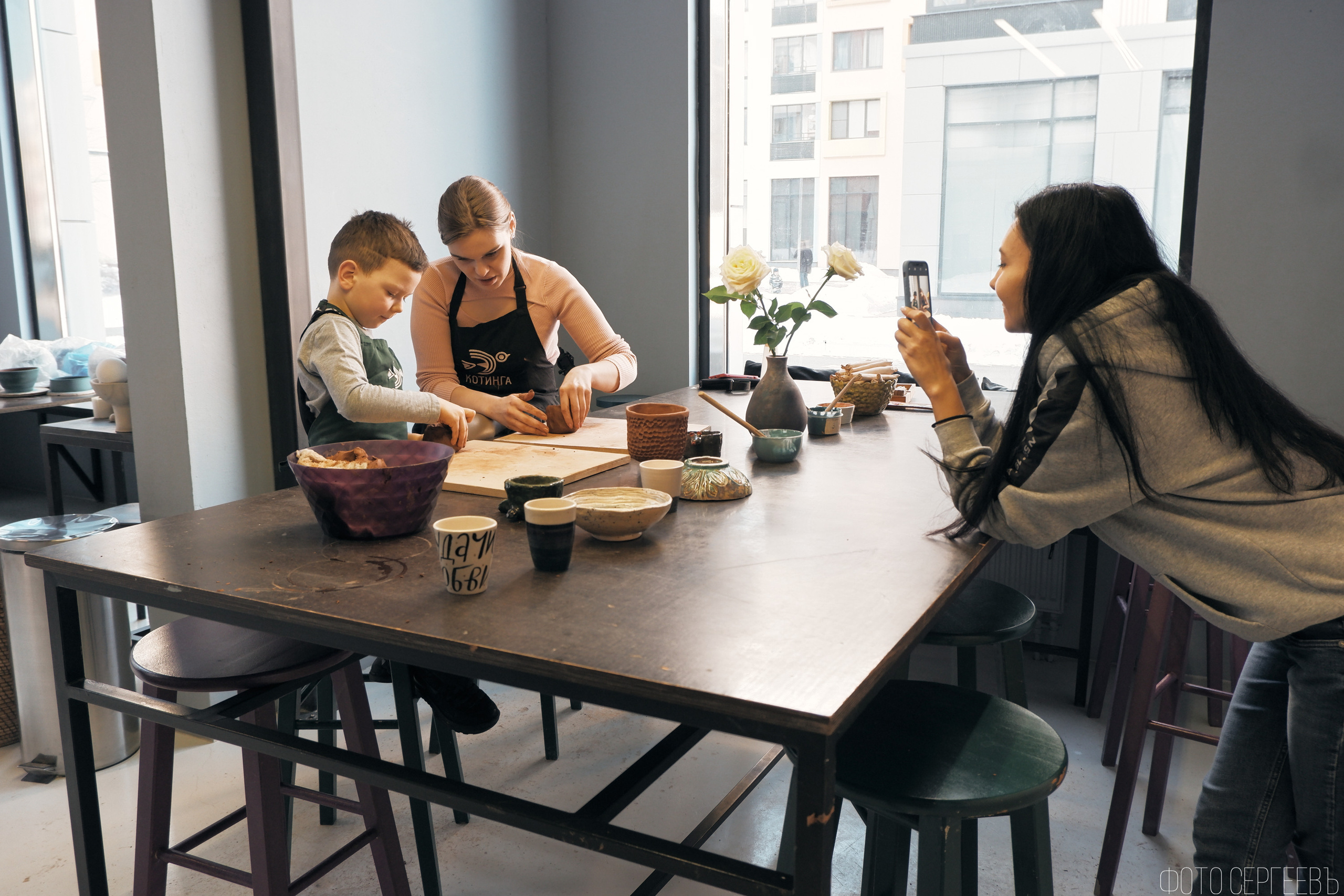 Дом искусства «Котинга». Фотографъ Сергѣевъ. Поймать мгновеніе