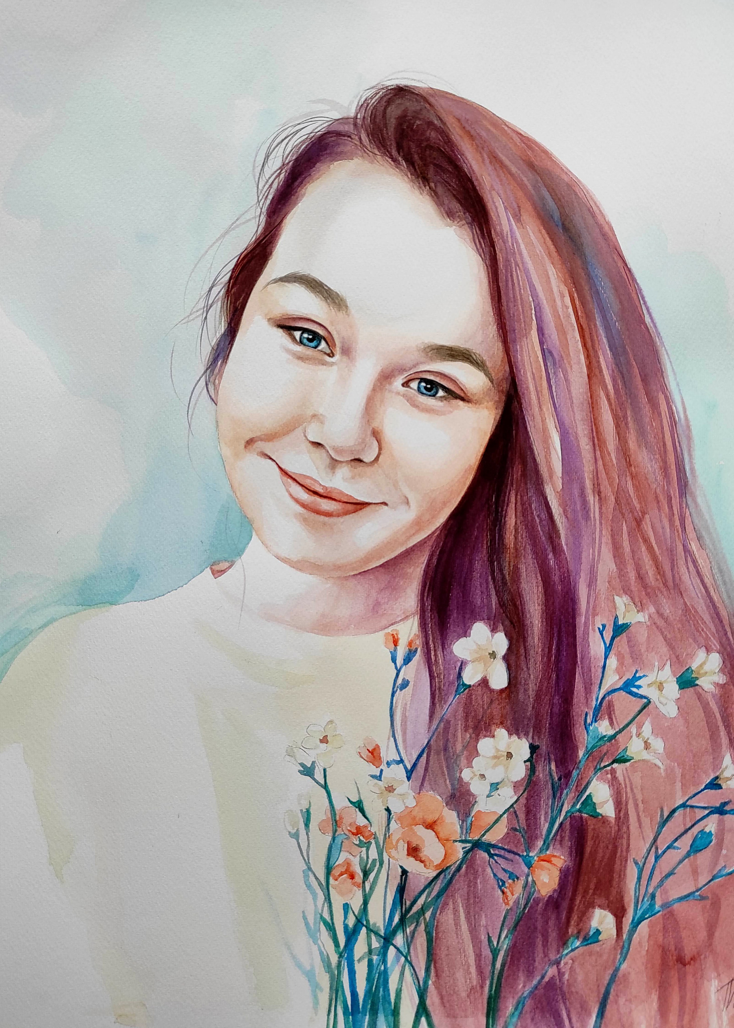 Бумага, акварель 40x50