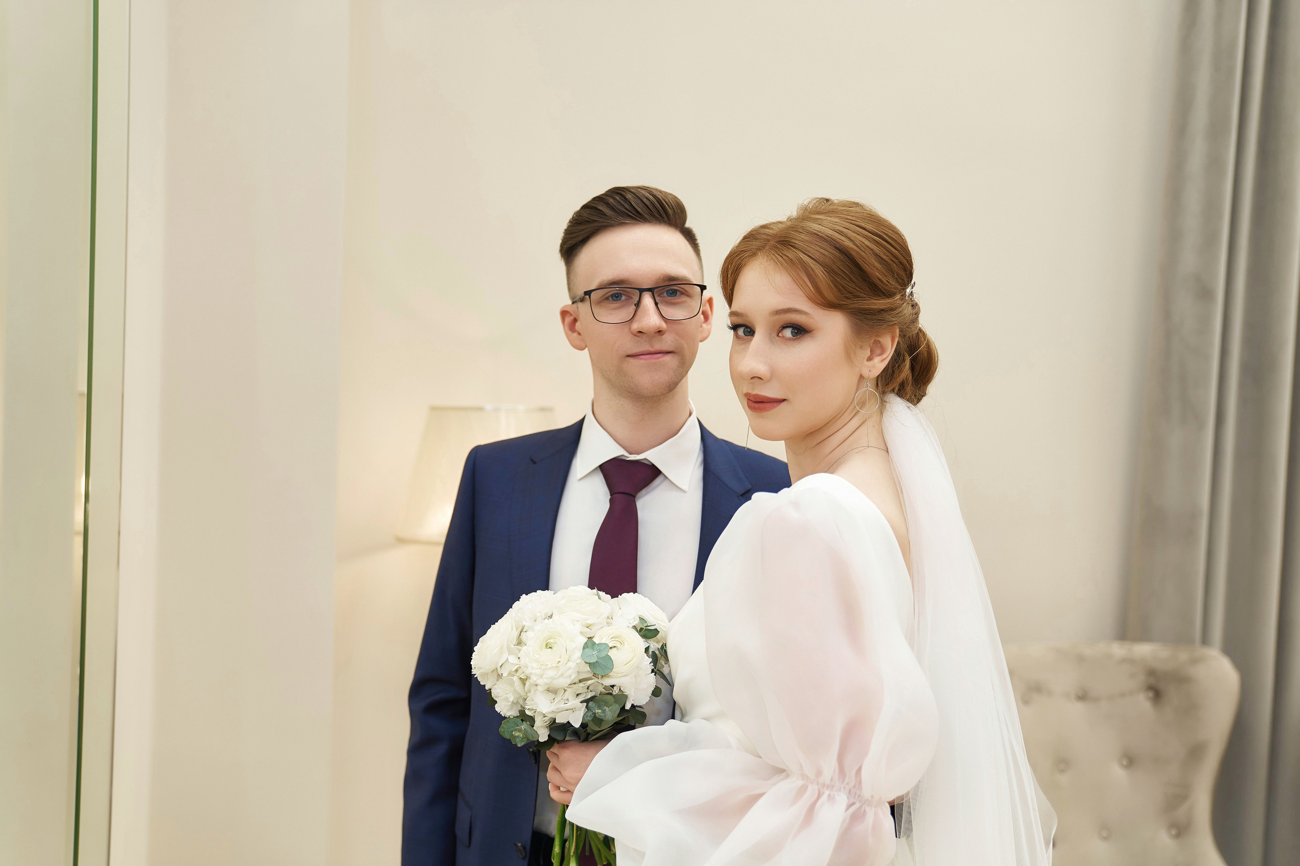 Свадебная Фотосессия в Савёловском ЗАГС и парке Речного Вокзала Москвы