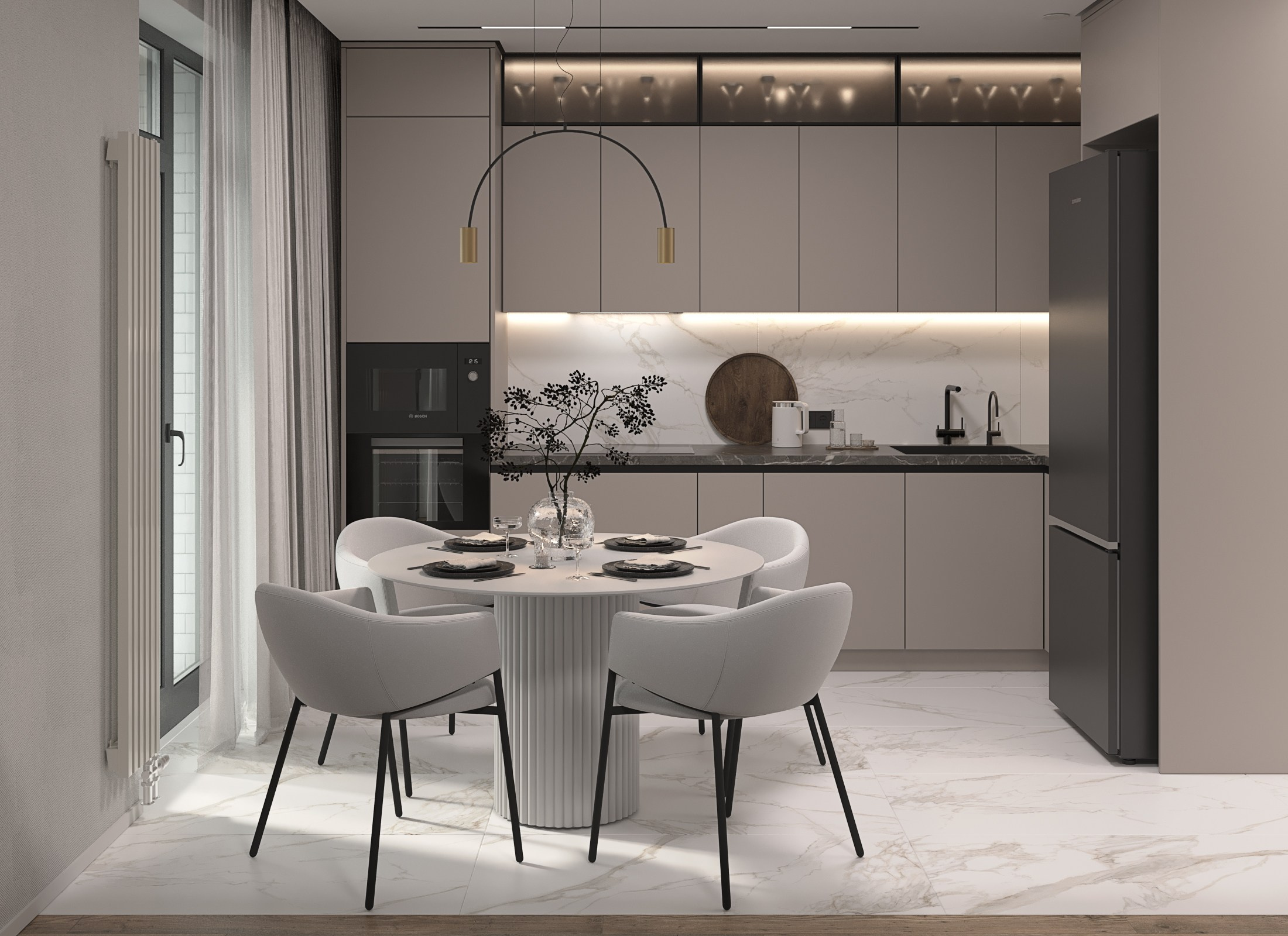 ЖК «ID SVETLANOVSKIY». Студия дизайна интерьеров FORMA