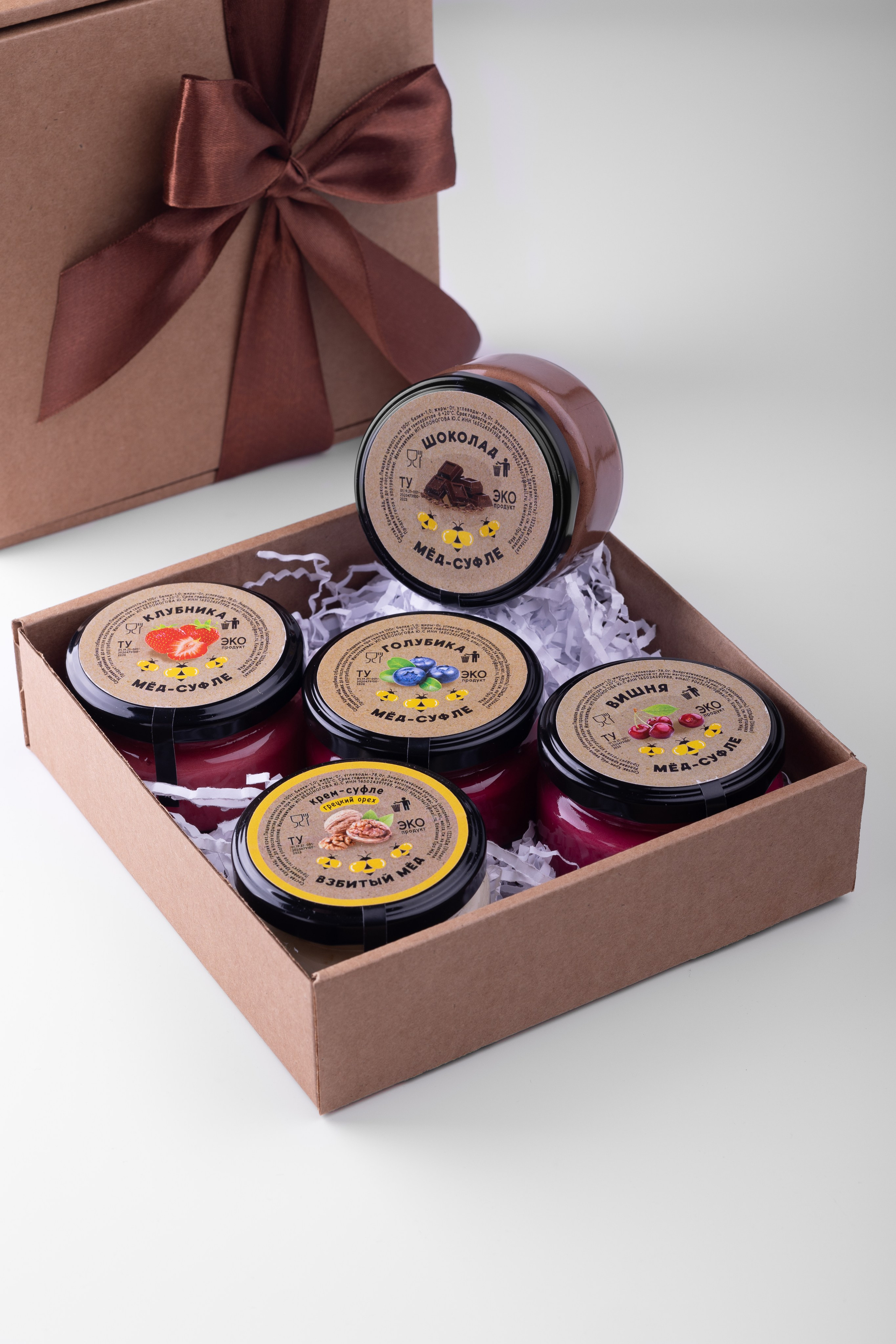 Наборы меда-суфле для маркетплейсов. Предметный и фуд-фотограф Лариса Андреева г. Набережные Челны