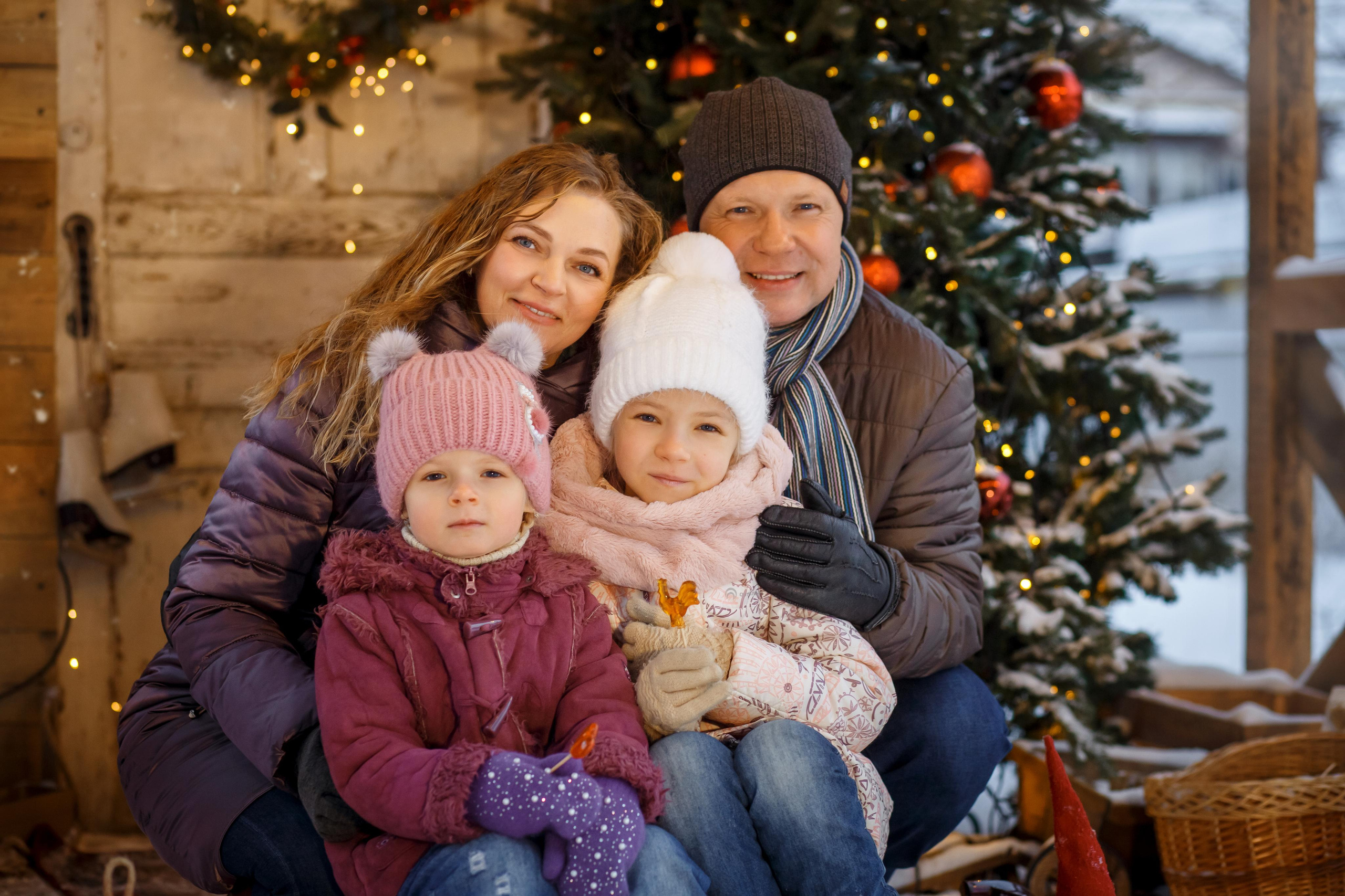Новогодняя дневная фотосъемка. Семейный и детский фотограф в Ростове-на-Дону