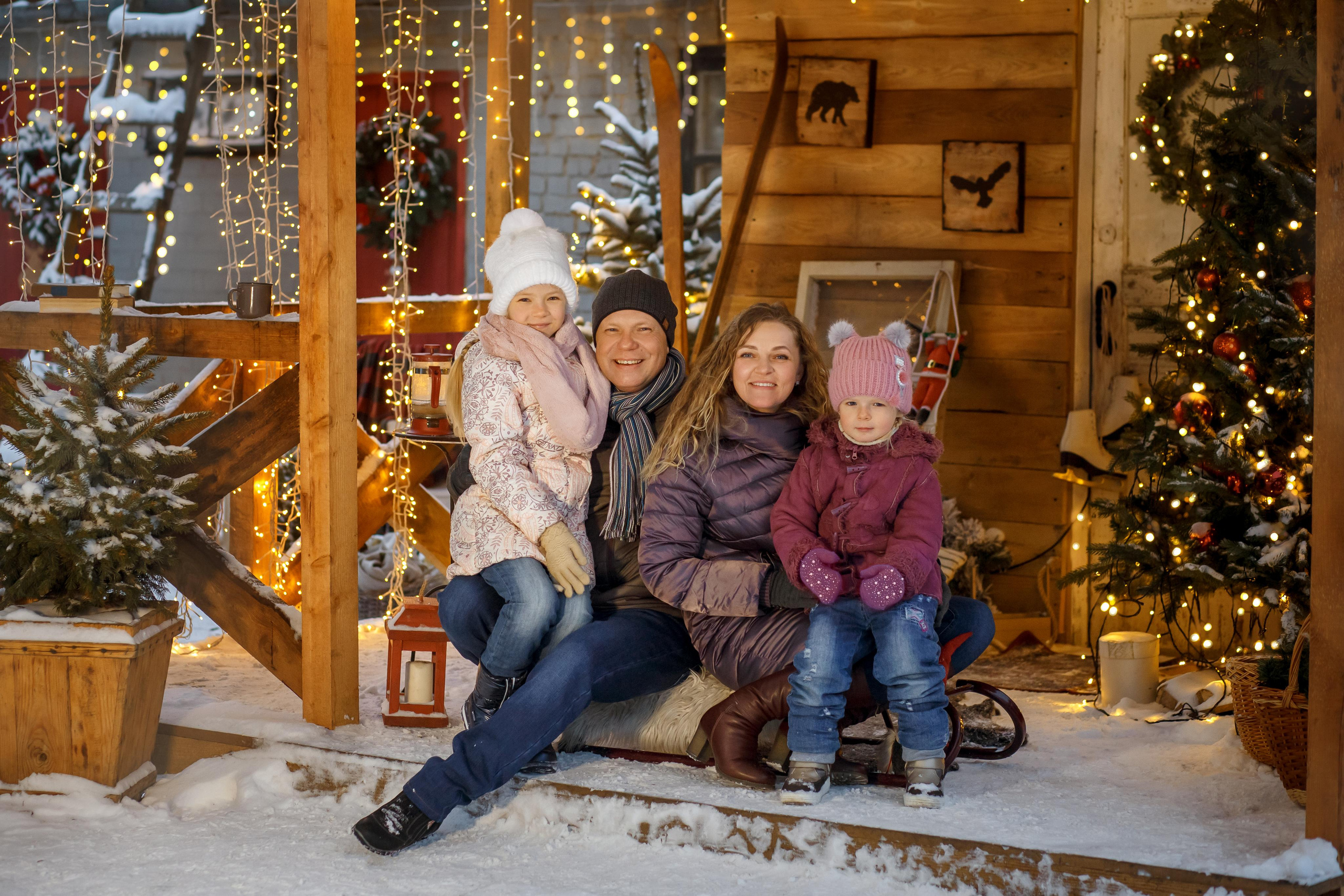 Новогодняя дневная фотосъемка. Семейный и детский фотограф в Ростове-на-Дону