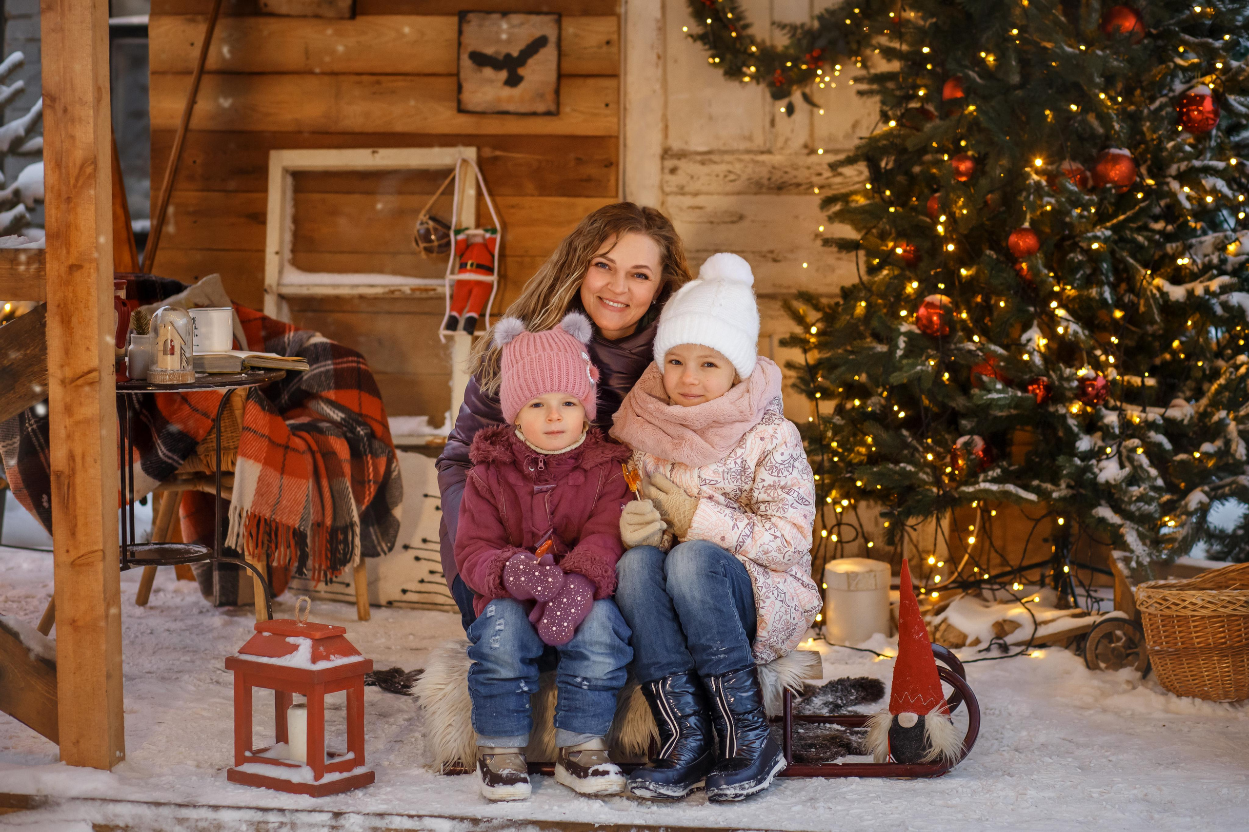 Новогодняя дневная фотосъемка. Семейный и детский фотограф в Ростове-на-Дону