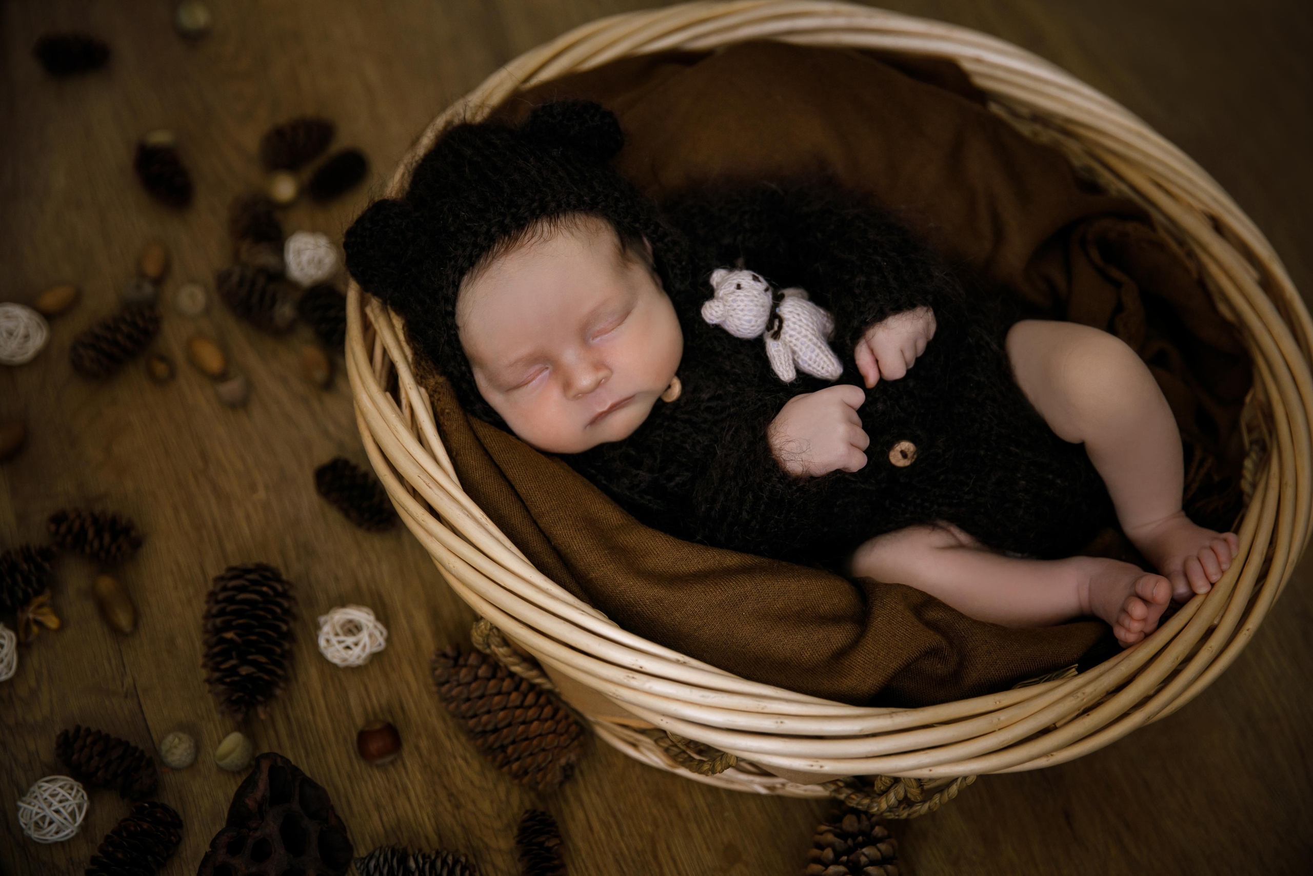 Домашняя съемка новорожденного. Семейный и детский фотограф в Ростове-на-Дону