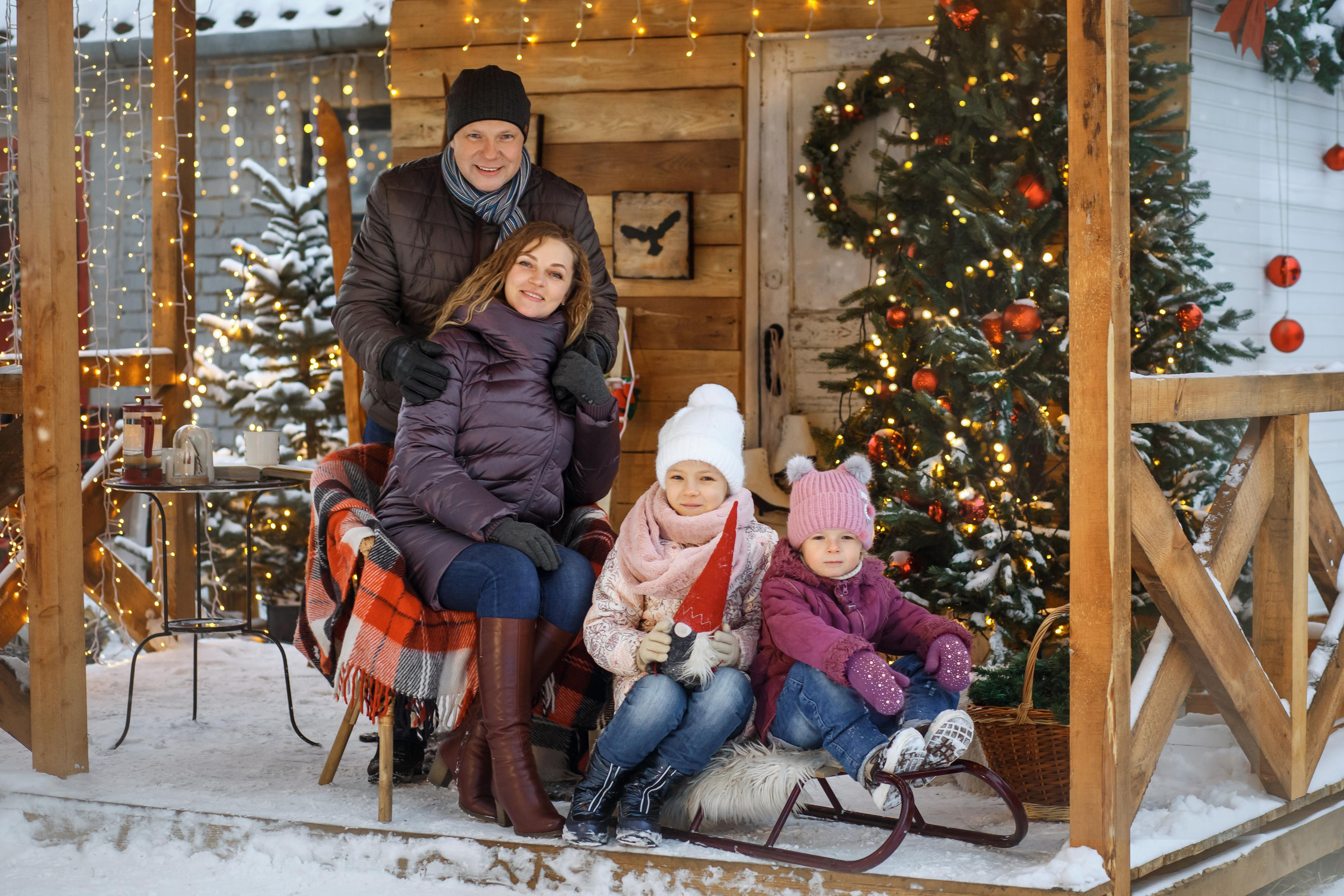 Новогодняя дневная фотосъемка. Семейный и детский фотограф в Ростове-на-Дону