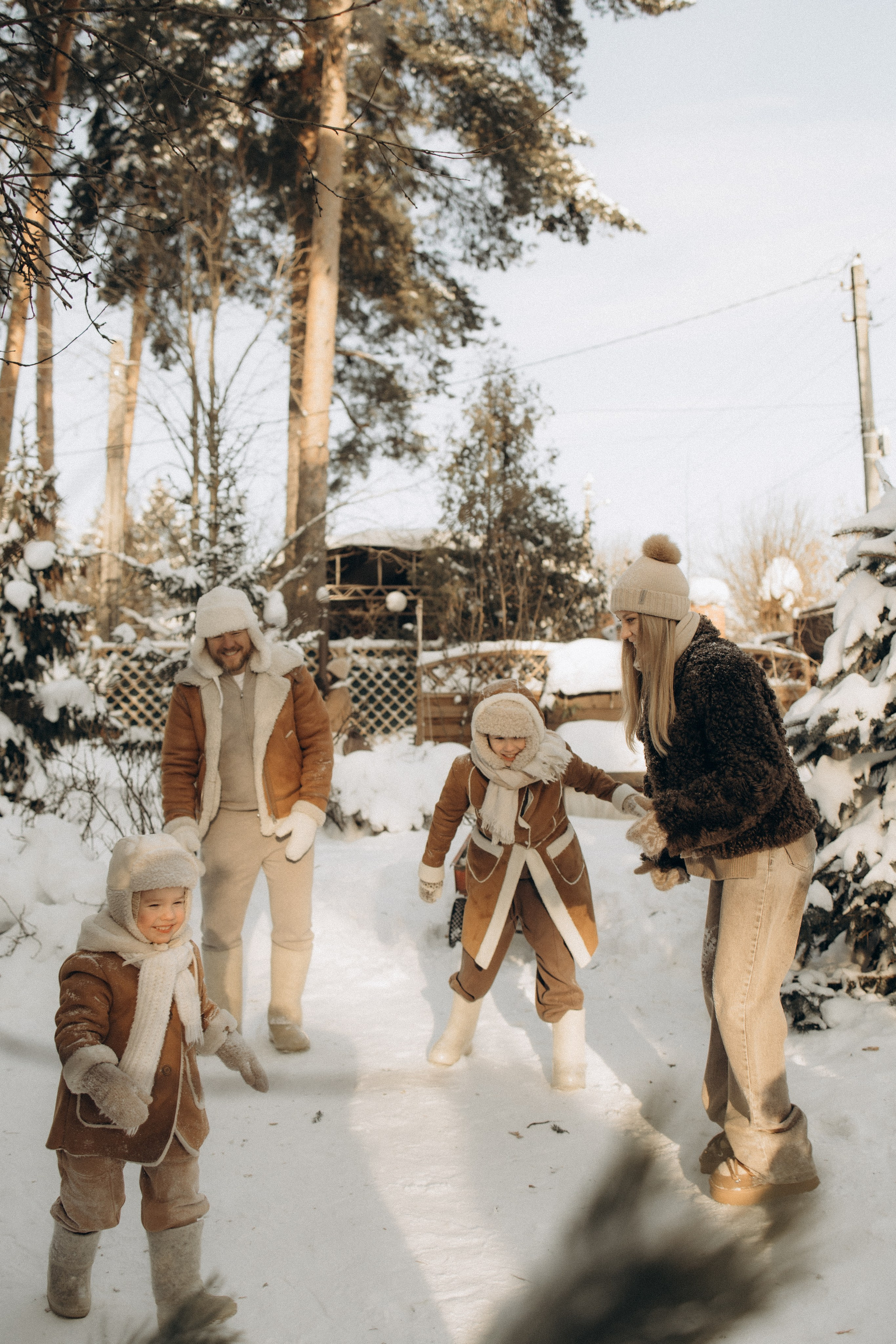 Зимняя фотосессия. Семейный фотограф Москва Юлиана Фетисова
