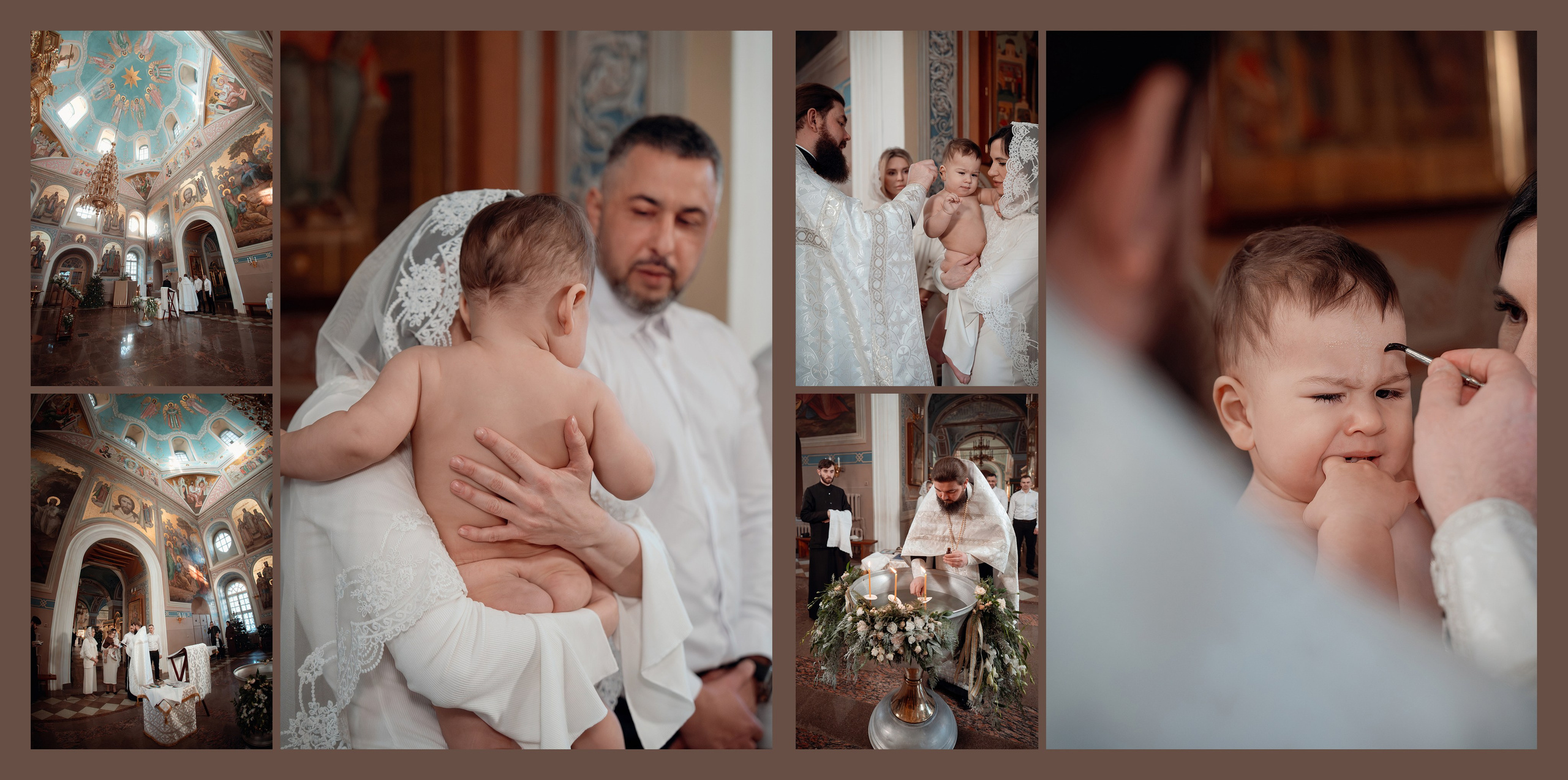 Крещение Трофима в Храме святителя Николая в Заяицком. Фото- и видеосъёмка крещения и венчания. Фотограф на крещение Москва