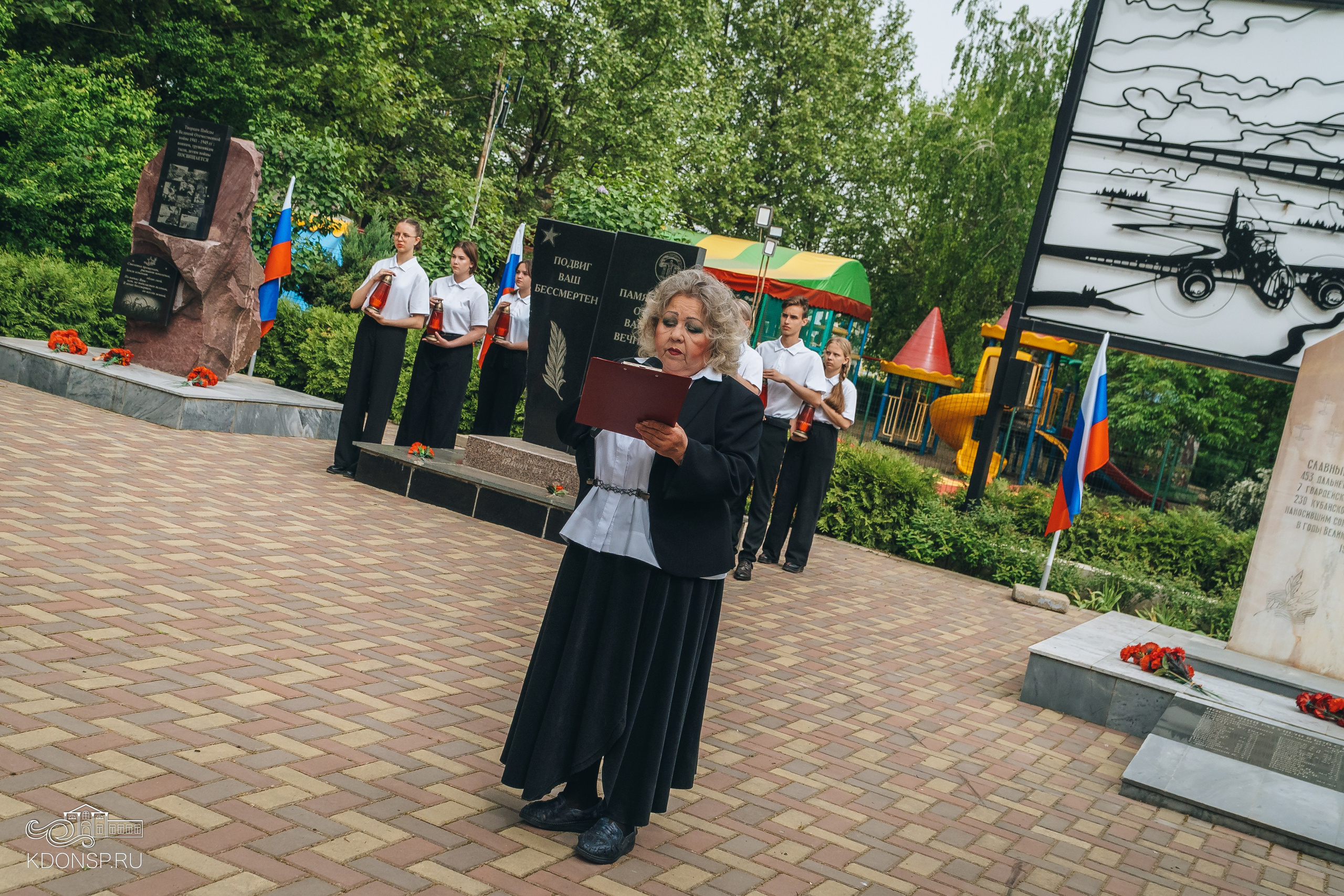 Память о Чернобыле. Новотитаровский Дом культуры