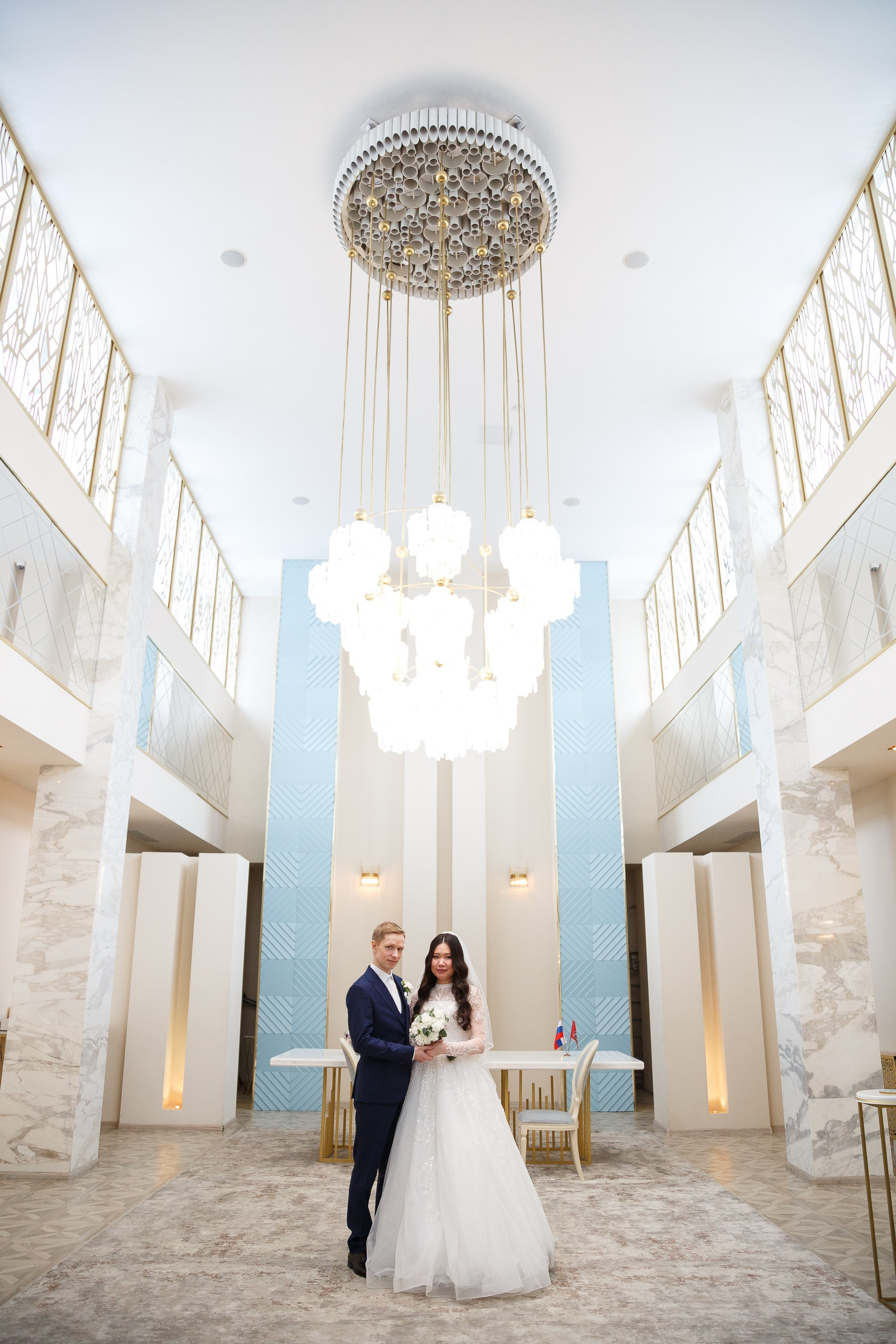 Роспись во Дворце бракосочетания № 4. Свадебный фотограф Арсений Юревич.