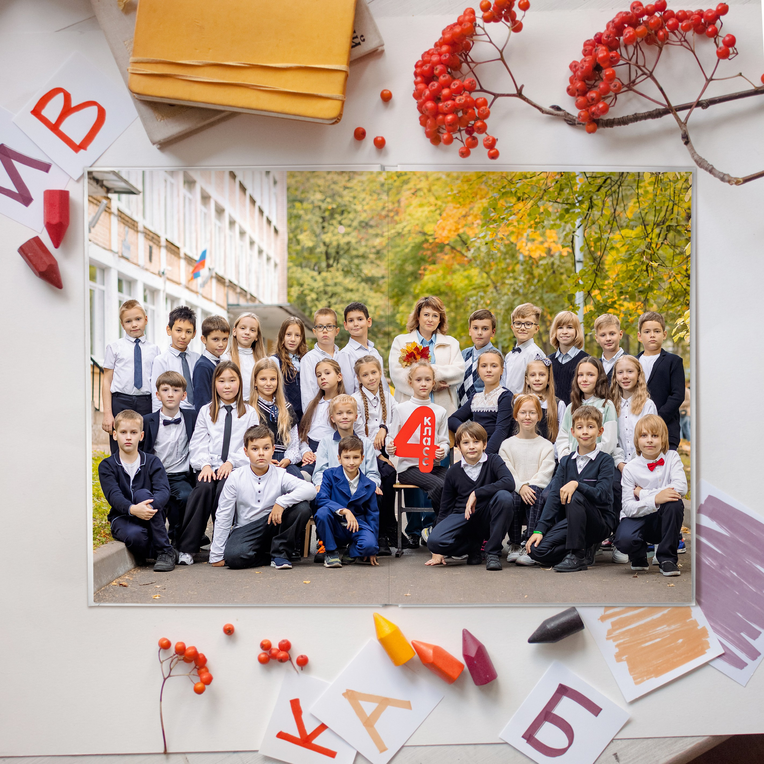 Общая верстка альбомов 1-4 класс | Олька Евченко. Выпускные альбомы СПБ для садов и школ | Фотограф Олька Евченко