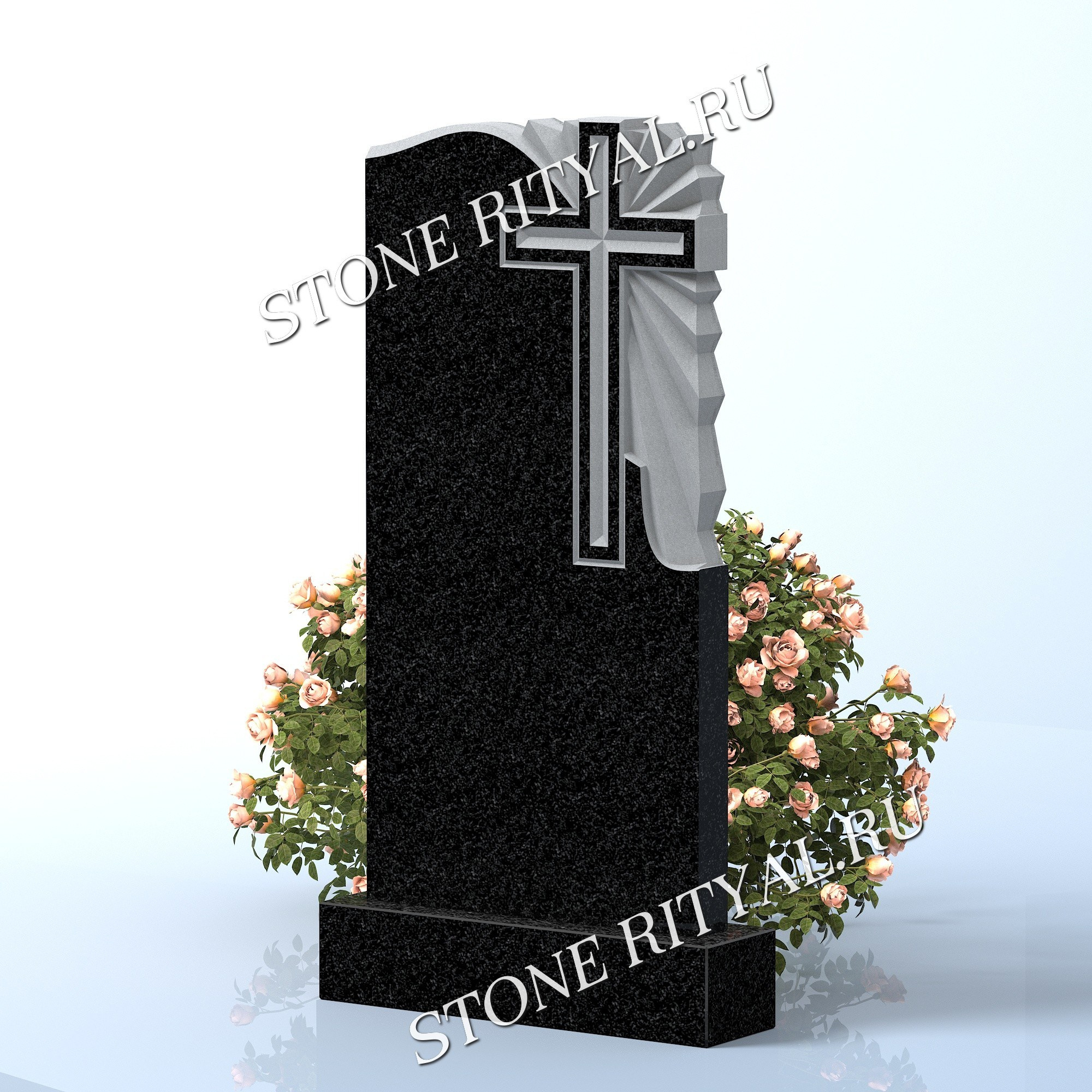 Вертикальные памятники фигурные. Изготовление и установка памятников в Москве и МО