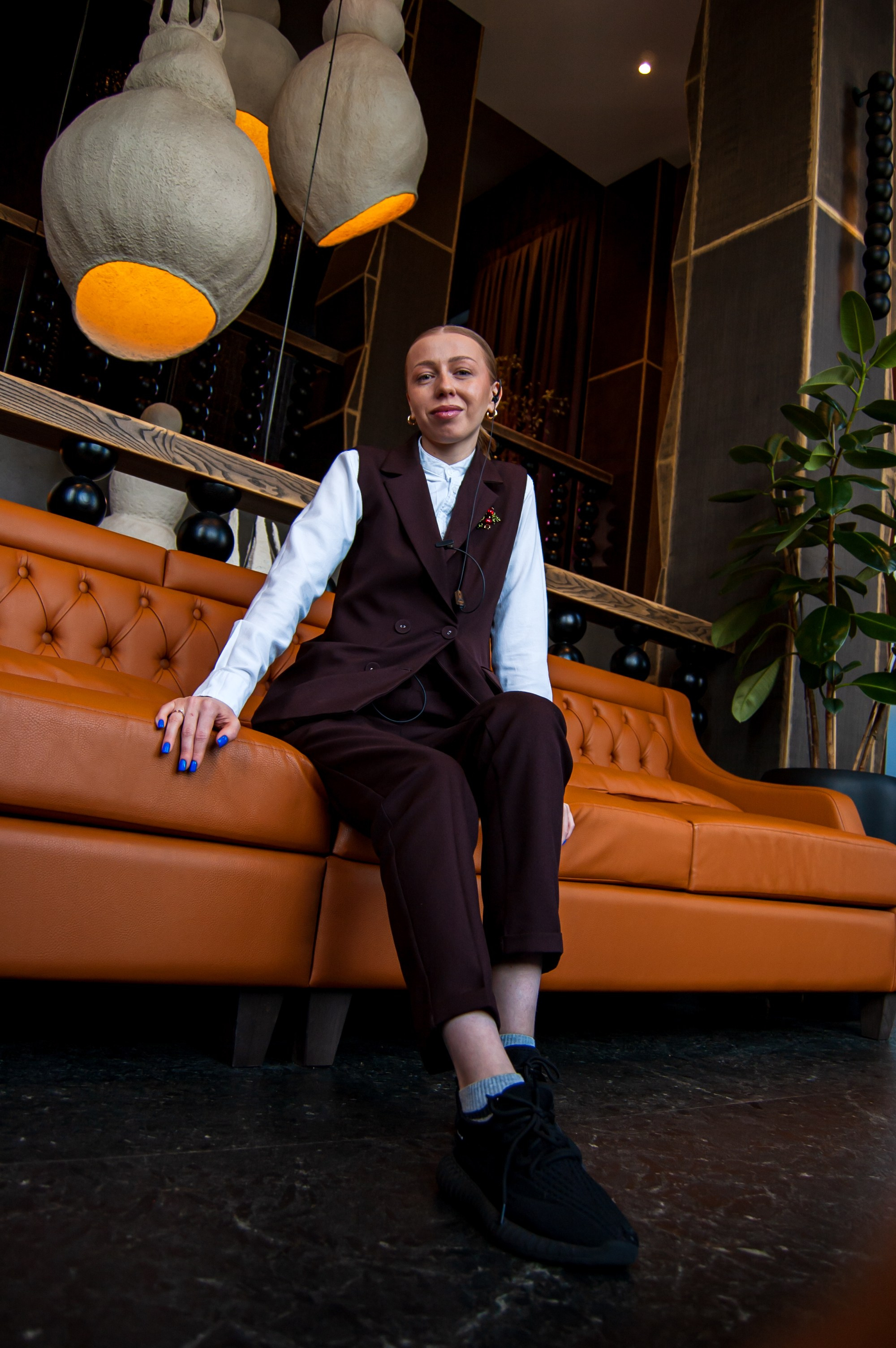 Портретная фотосессия для Леры в ресторане Мамули в Краснодаре. Портретный фотограф в Краснодаре Слава Никитин